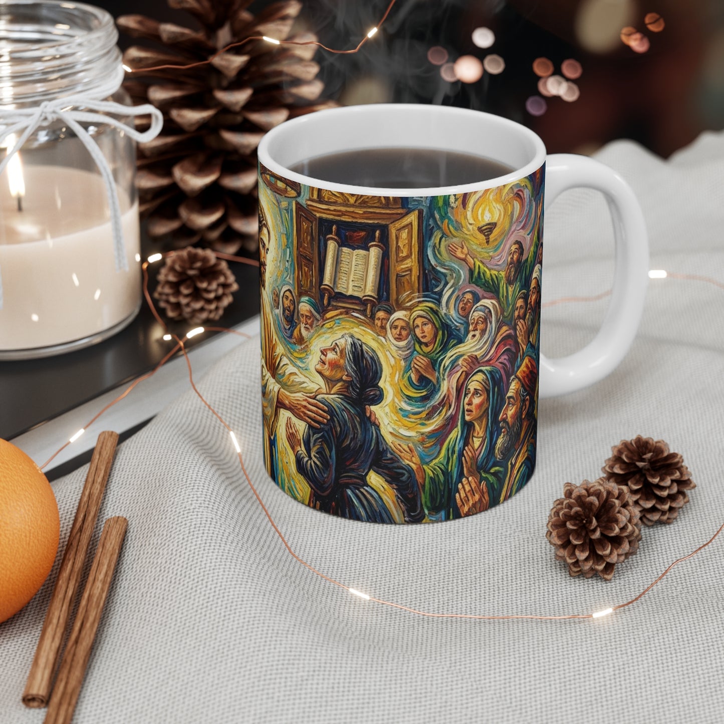 “He Is Loosed - Freedom from 18 Years of Suffering” - Coffee Mug