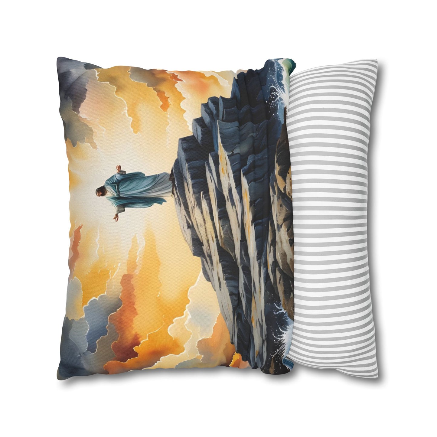 “My Refuge and Strength - Rock in the Storm” - Pillowcase
