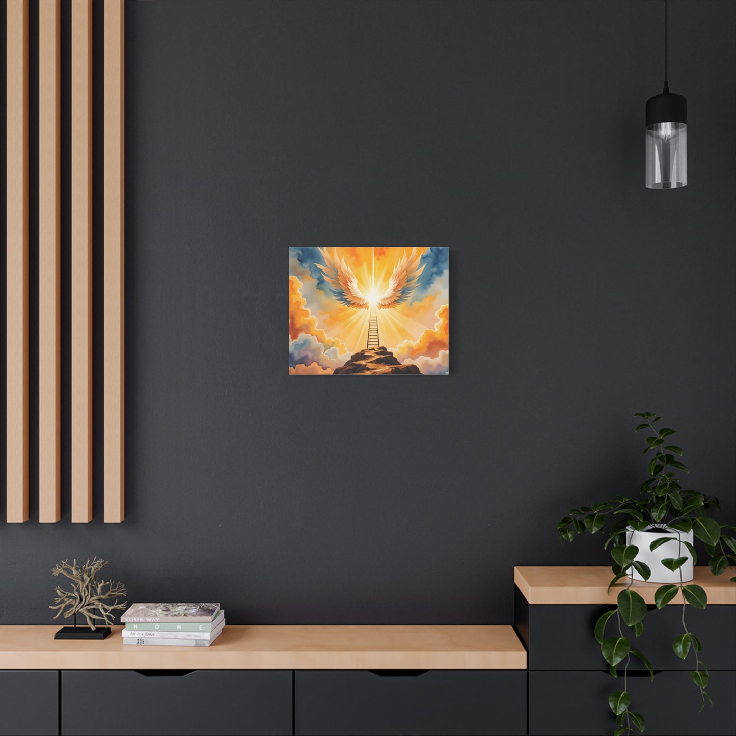 “Jacob's Gate - Angels Ascending and Descending” - Canvas Art