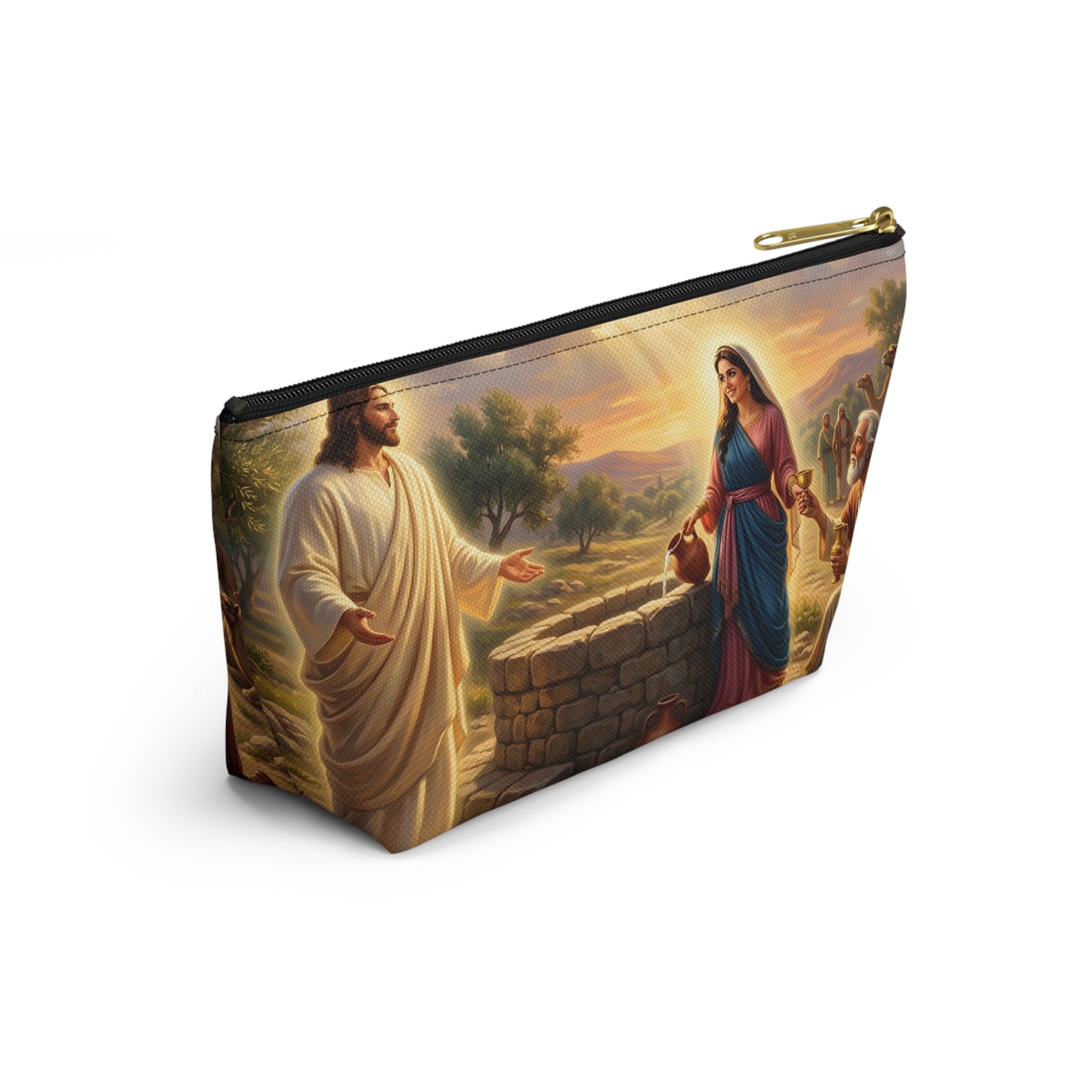 “Providence Unveiled - Rebekah at the Well” - Accessory Pouch