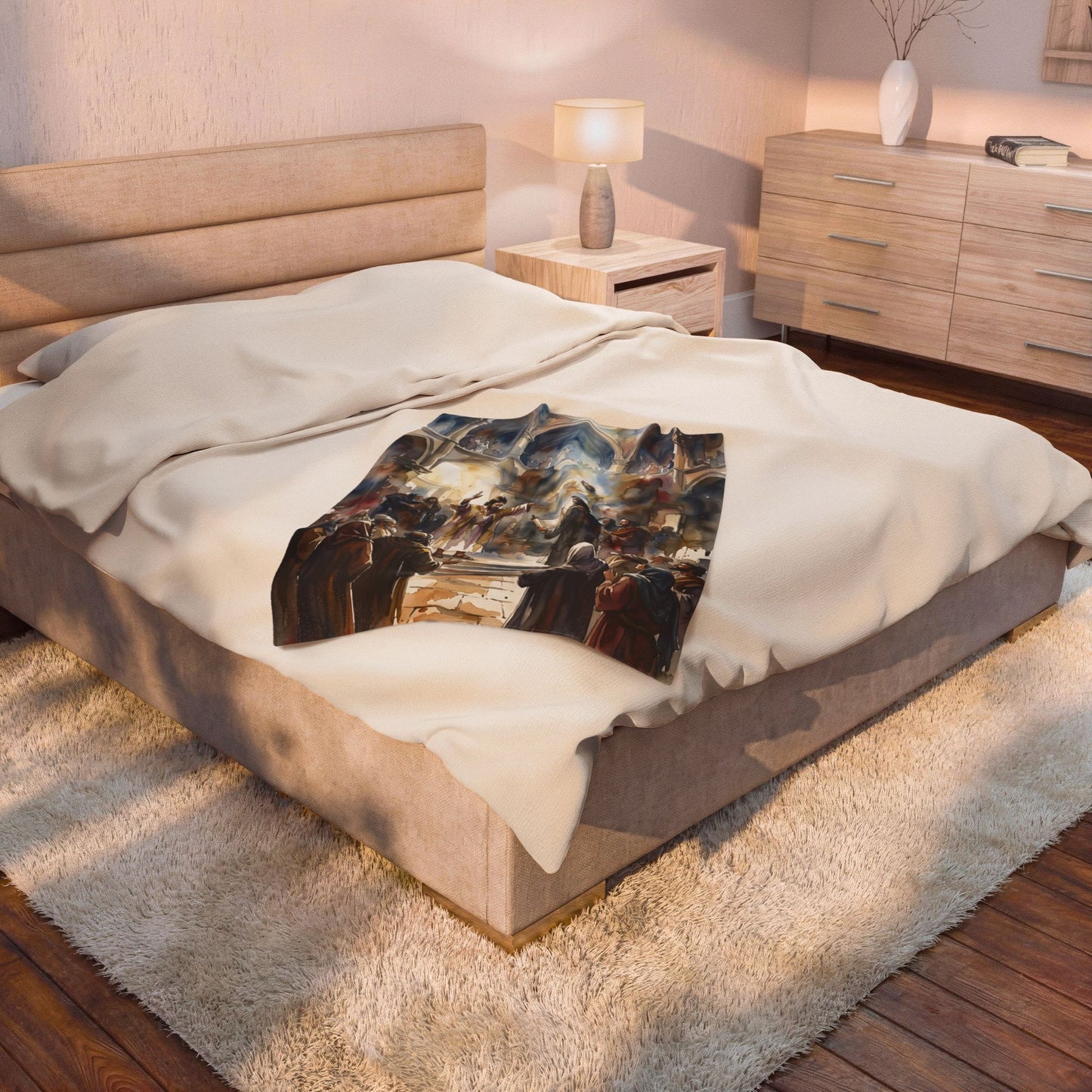 “Hearts Unveiled - Josiah's Repentance” - Plush Blanket