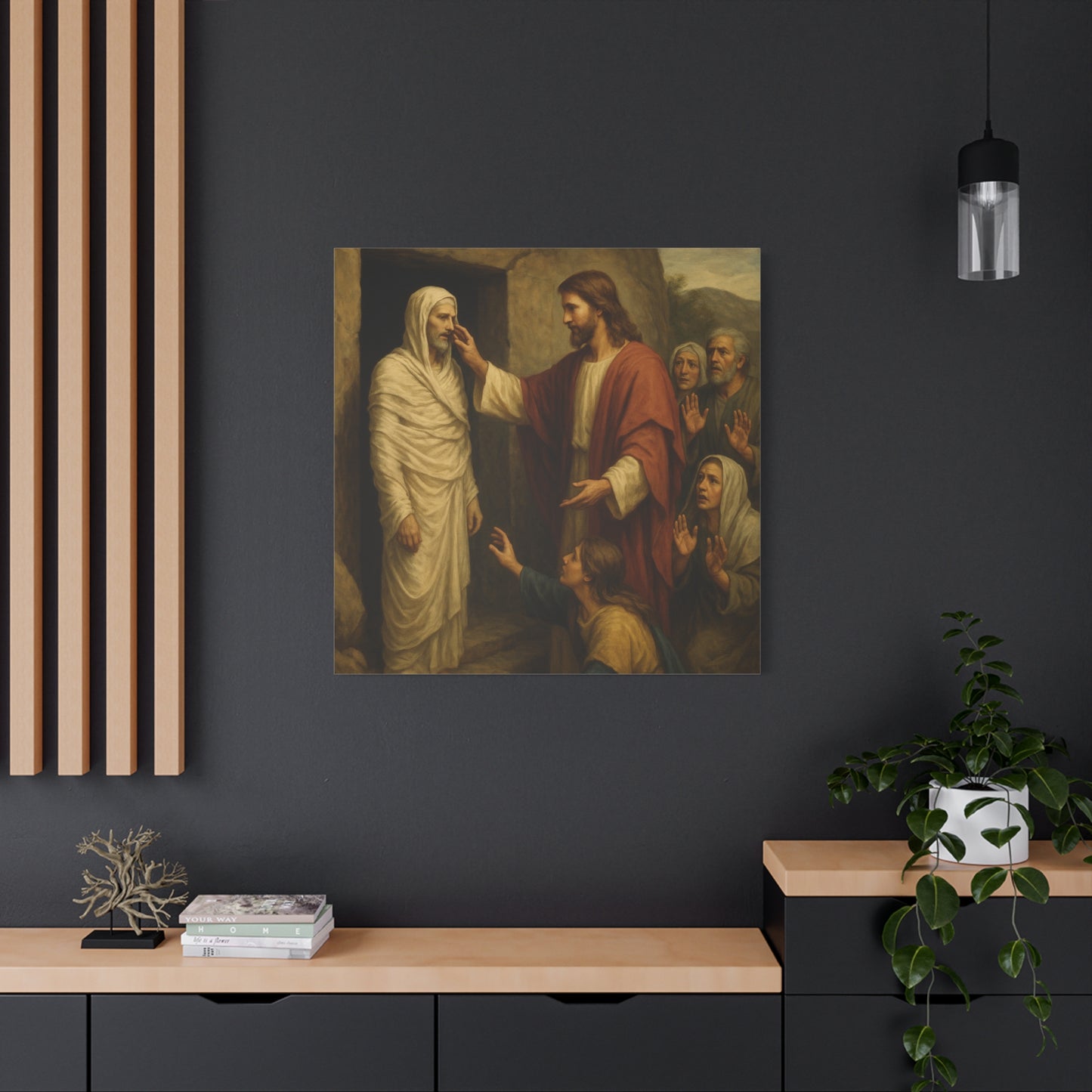 “Jesus Raises Lazarus from the Dead – John 11:1–46” - Canvas Art