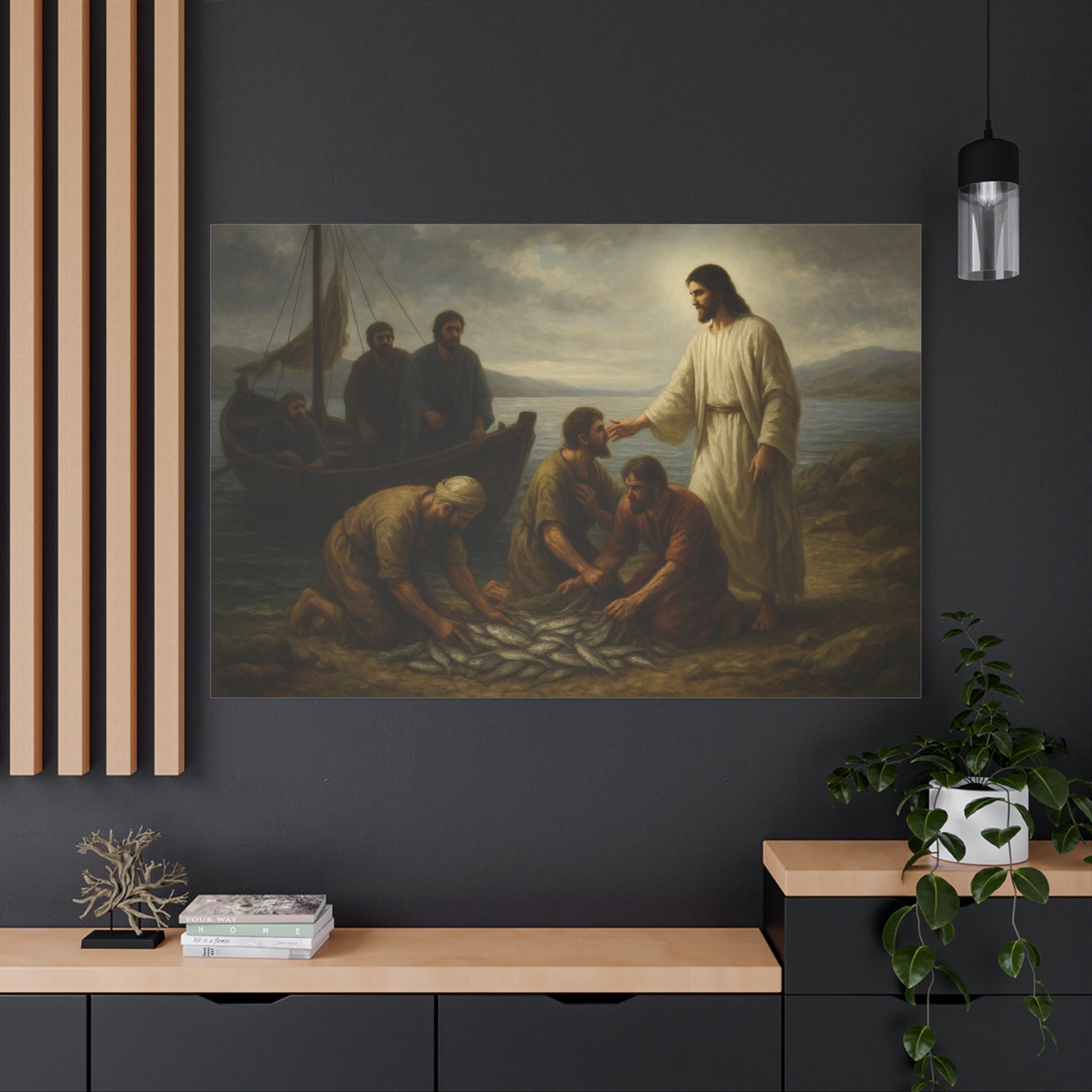 “The Miraculous Catch – John 21:1–14” - Canvas Art