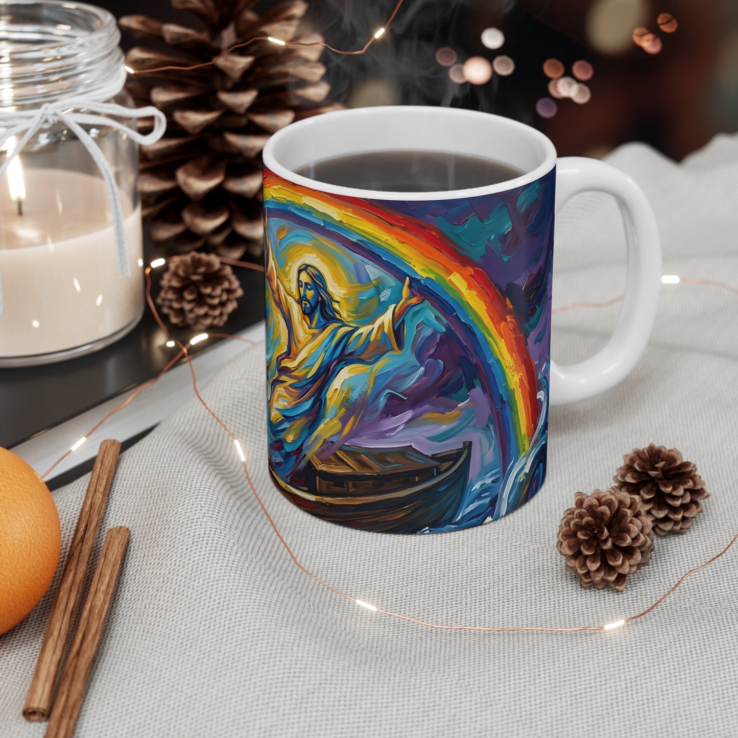 “Covenant of Hope - Noah Releases the Dove” - Coffee Mug