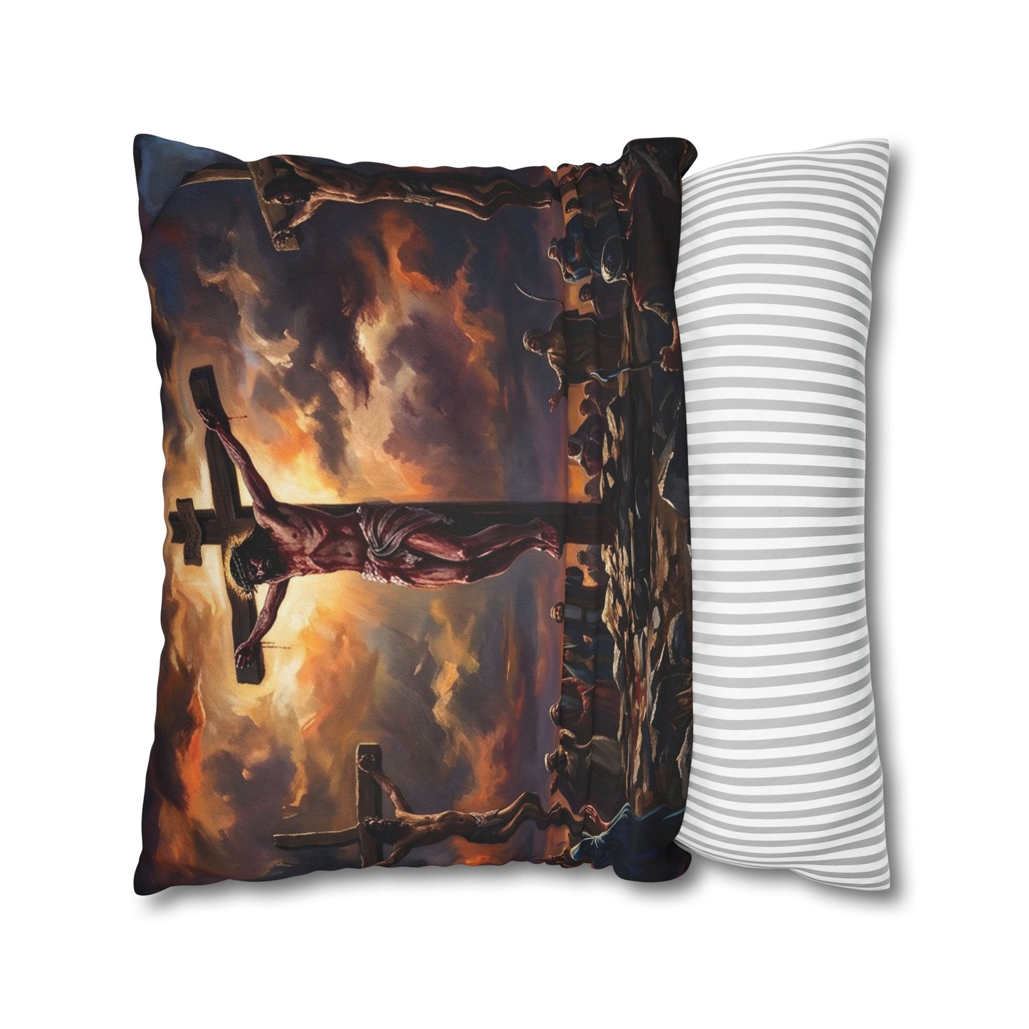 “It Is Finished - The Crucifixion at Calvary” - Pillowcase