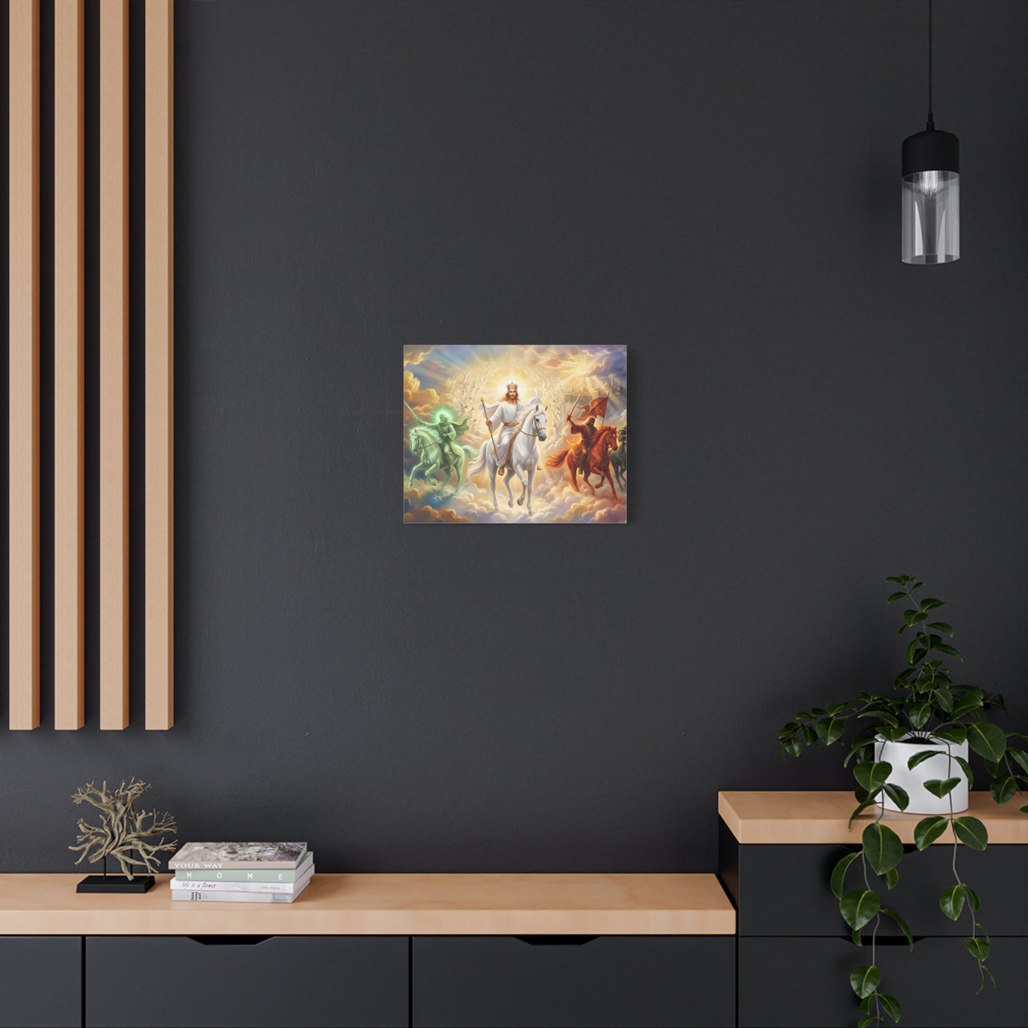 “Behold, A Pale Horse - The Four Horsemen” - Canvas Art