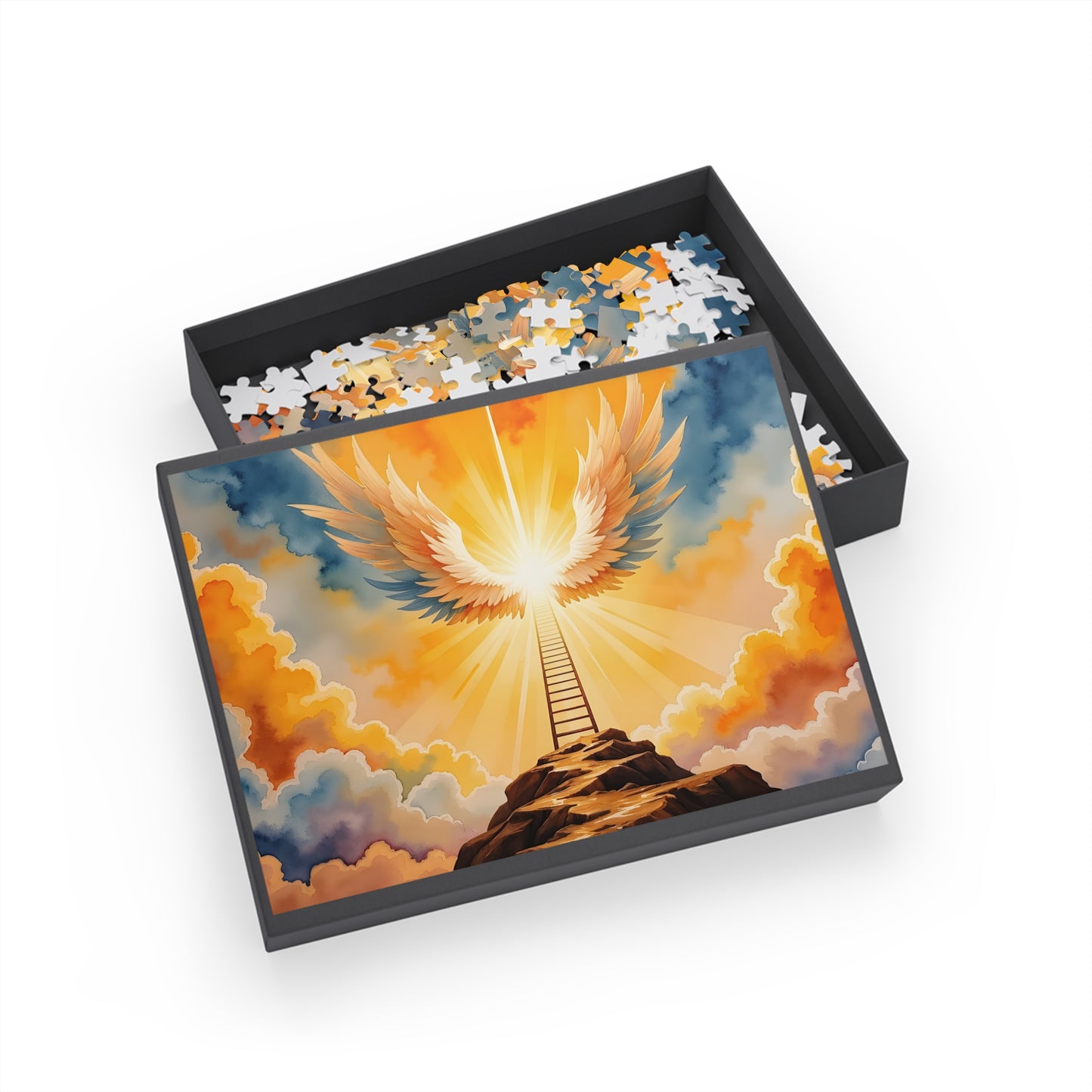 “Jacob's Gate - Angels Ascending and Descending” - Jigsaw Puzzle