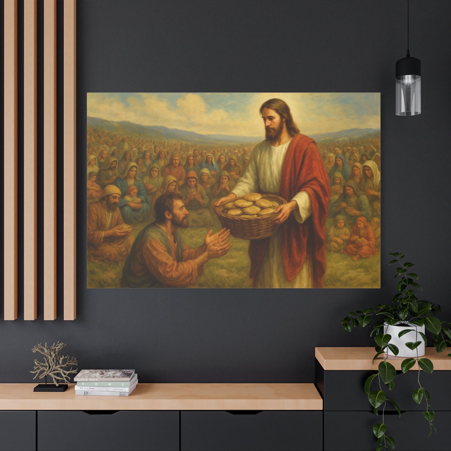 “Jesus Feeds the 4,000 – Matthew 15:32–39” - Canvas Art