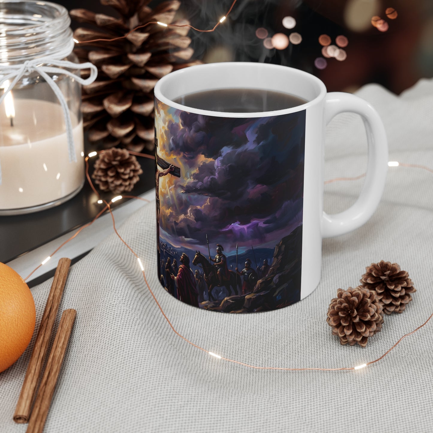 “It Is Finished - The Crucifixion at Calvary” - Coffee Mug