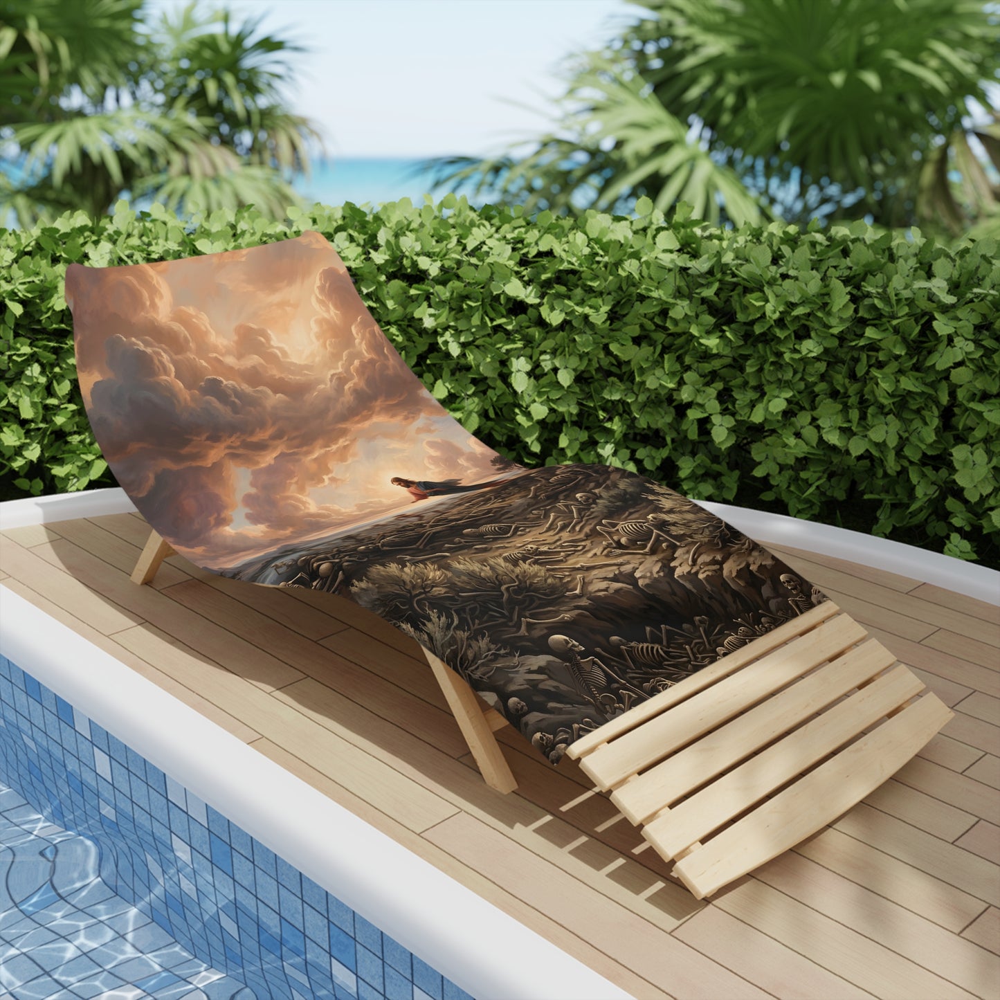 “Valley of Dry Bones - Ezekiel 37 Resurrection” - Beach Towel