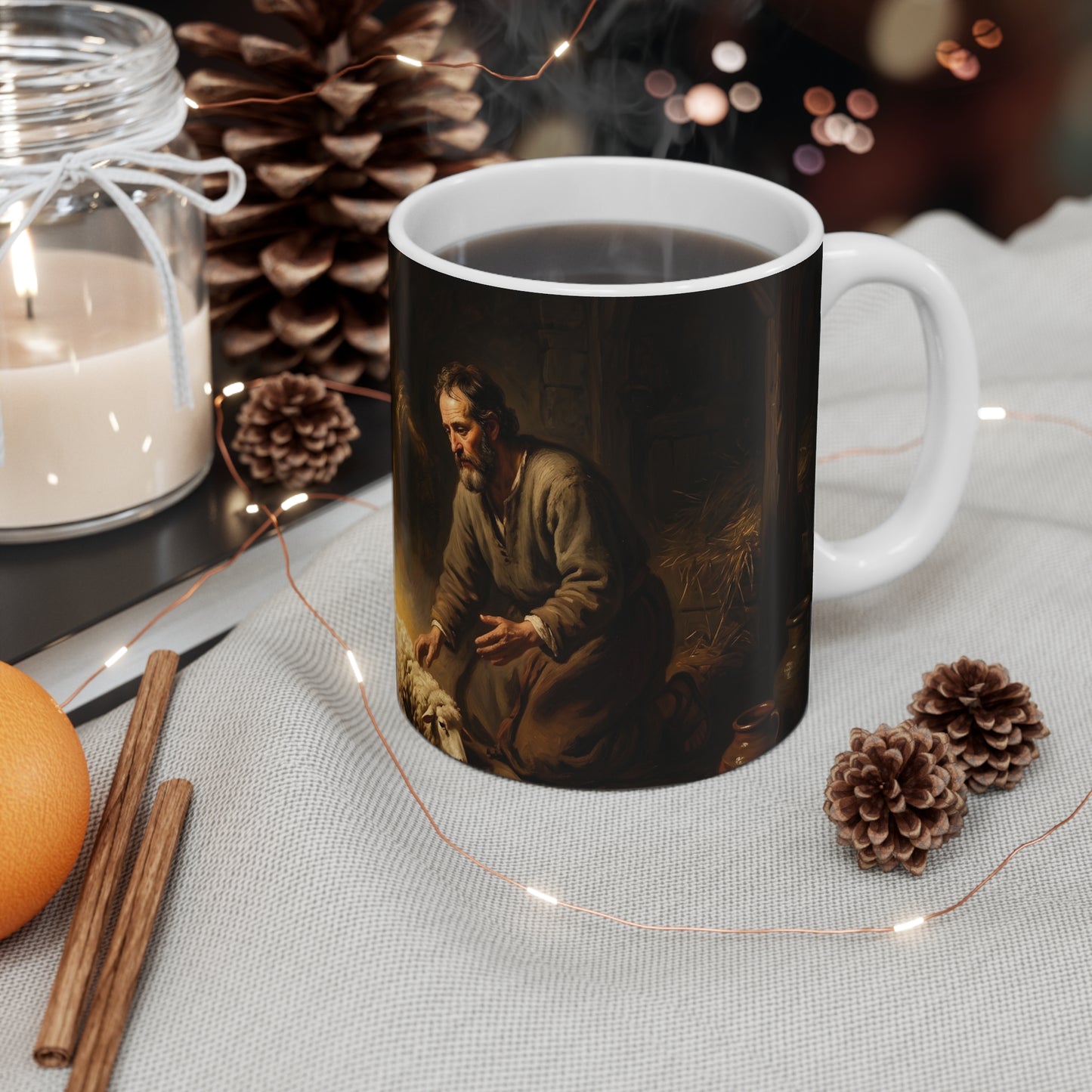 “Gideon's Fleece - Seeking Confirmation from God” - Coffee Mug