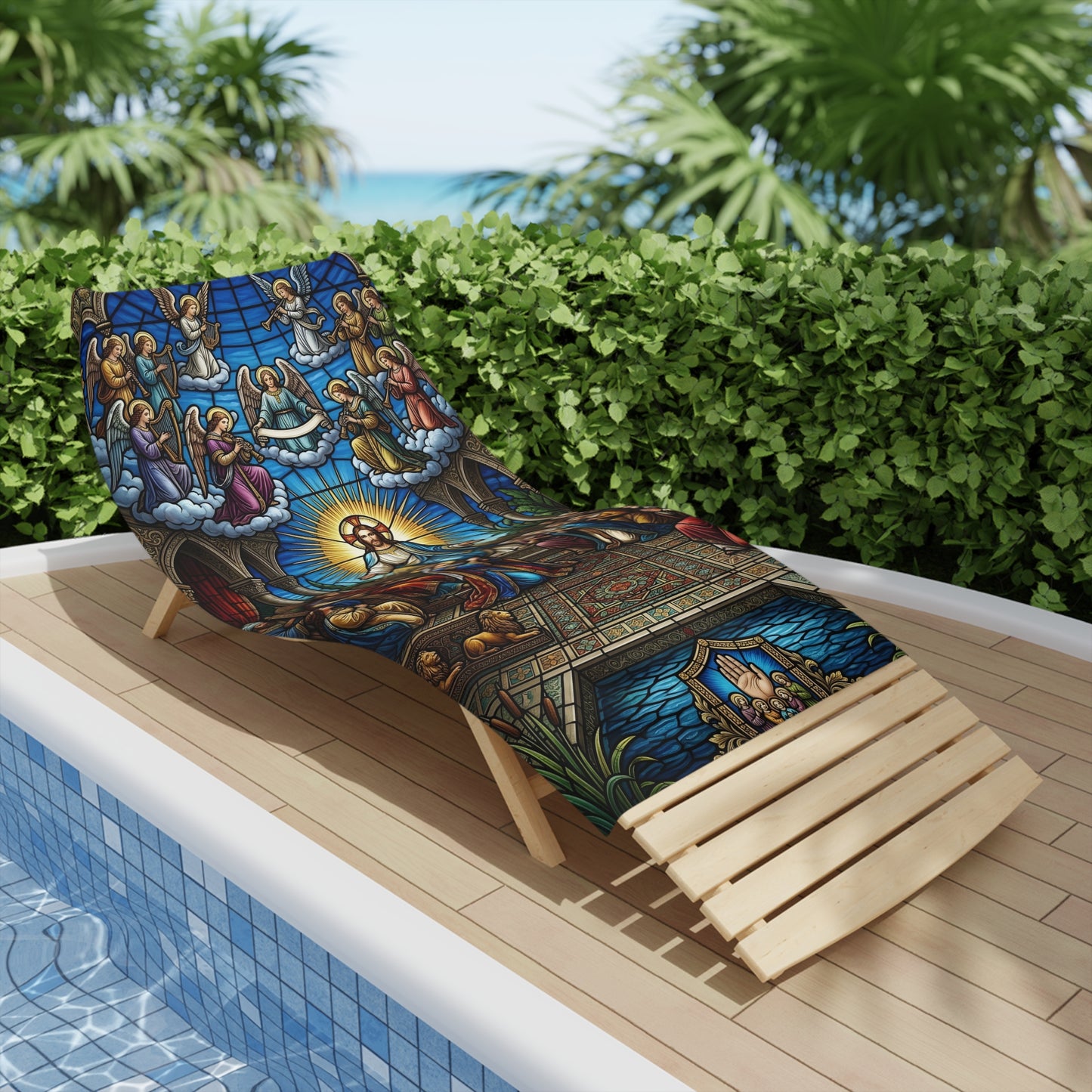 “For Such a Time As This - Esther Before King Ahasuerus” - Beach Towel
