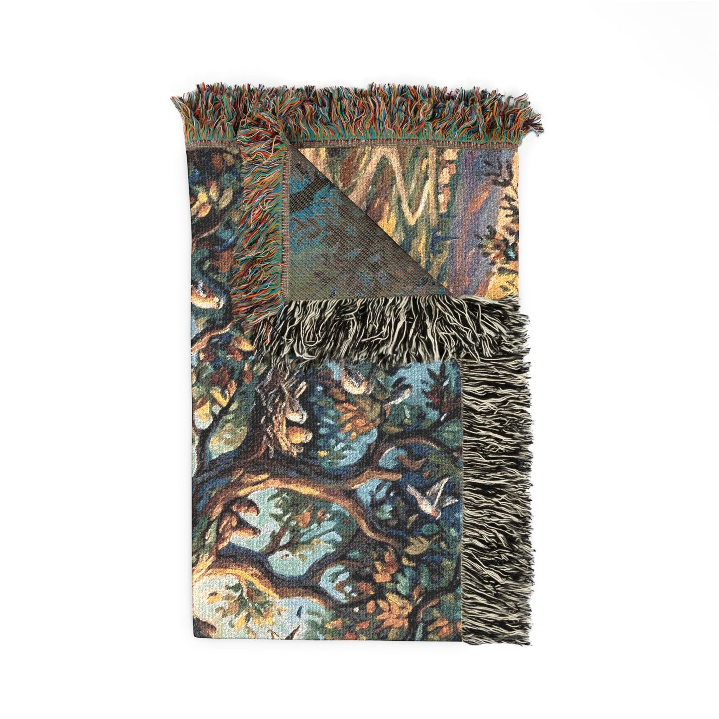 “Mighty Tree - The Kingdom Grows from a Mustard Seed” - Woven Blanket