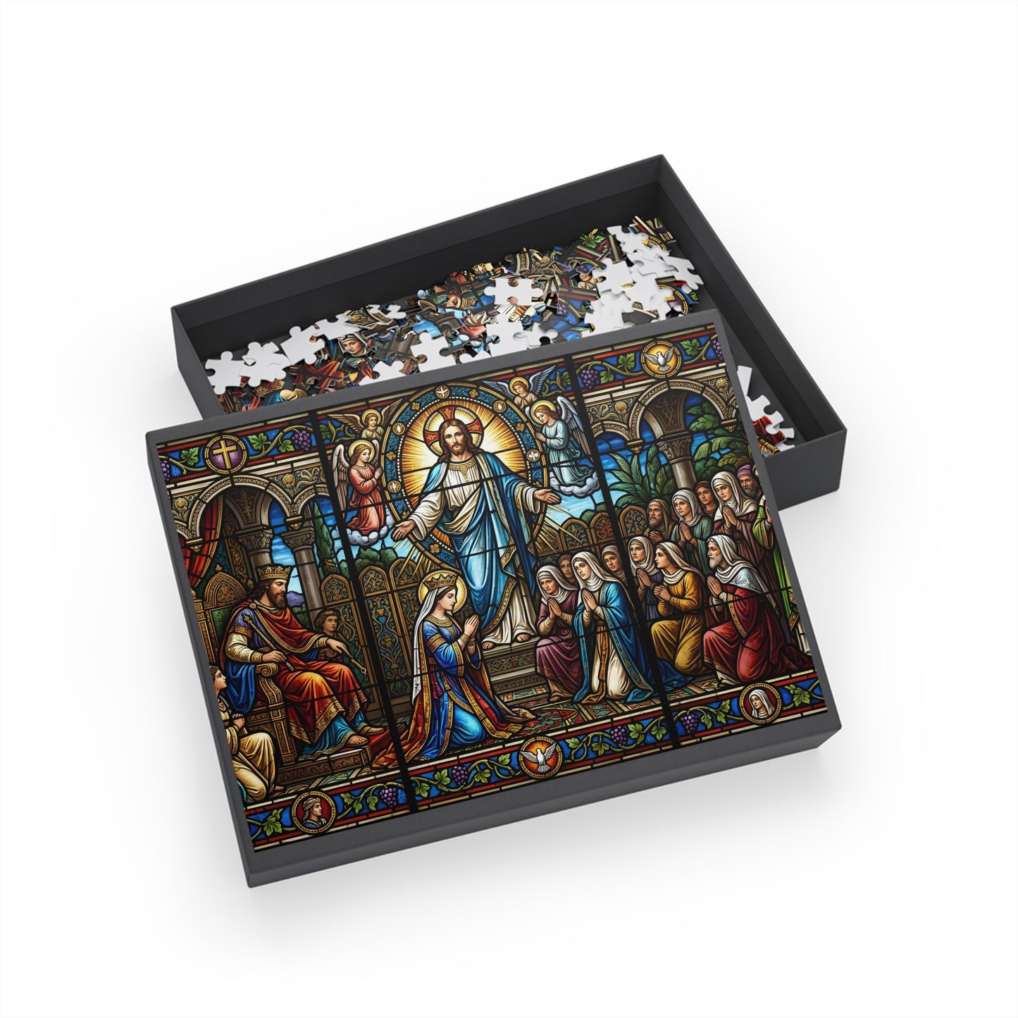 “For Such a Time As This - Esther Before King Ahasuerus” - Jigsaw Puzzle