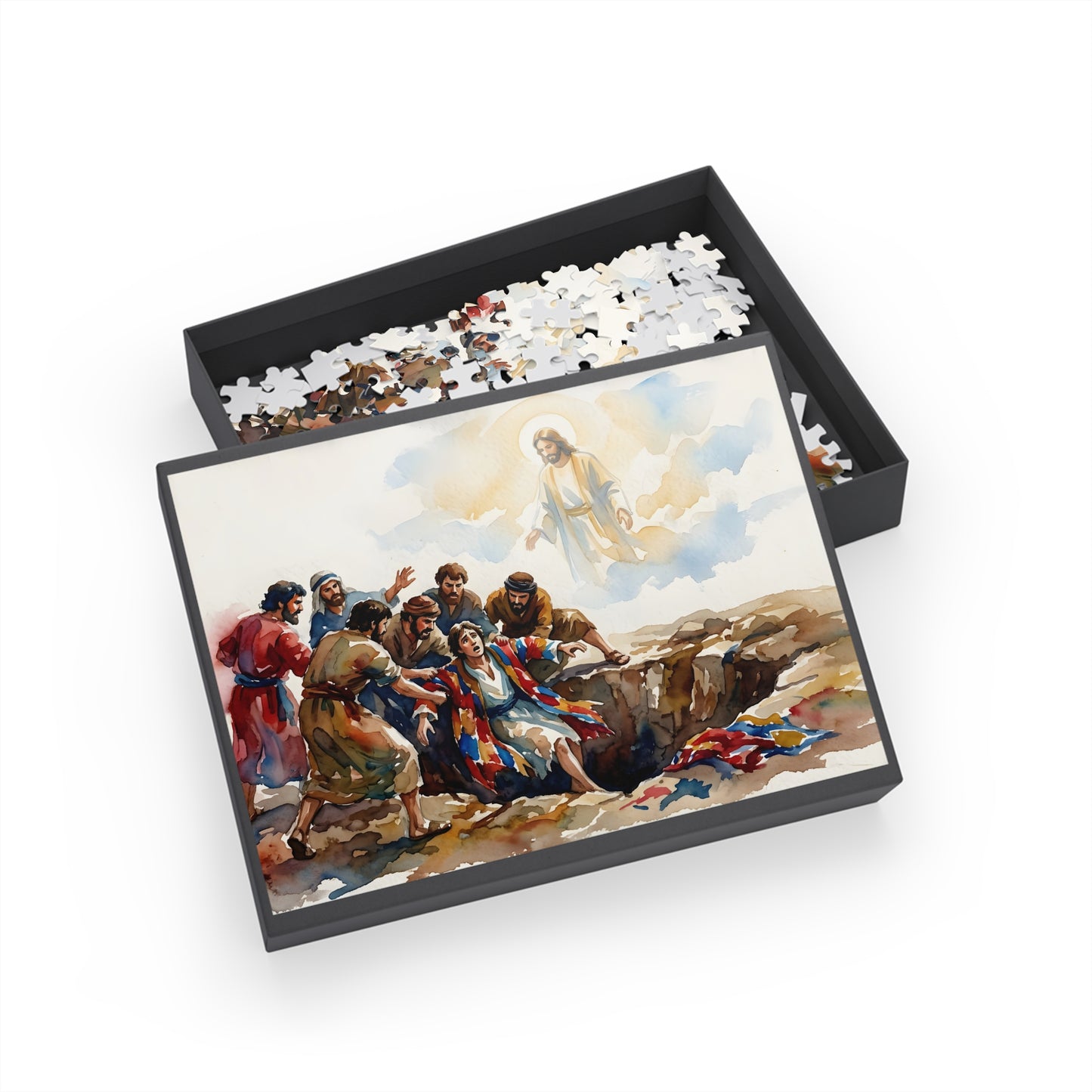 “Betrayal and Providence - Joseph in the Pit” - Jigsaw Puzzle