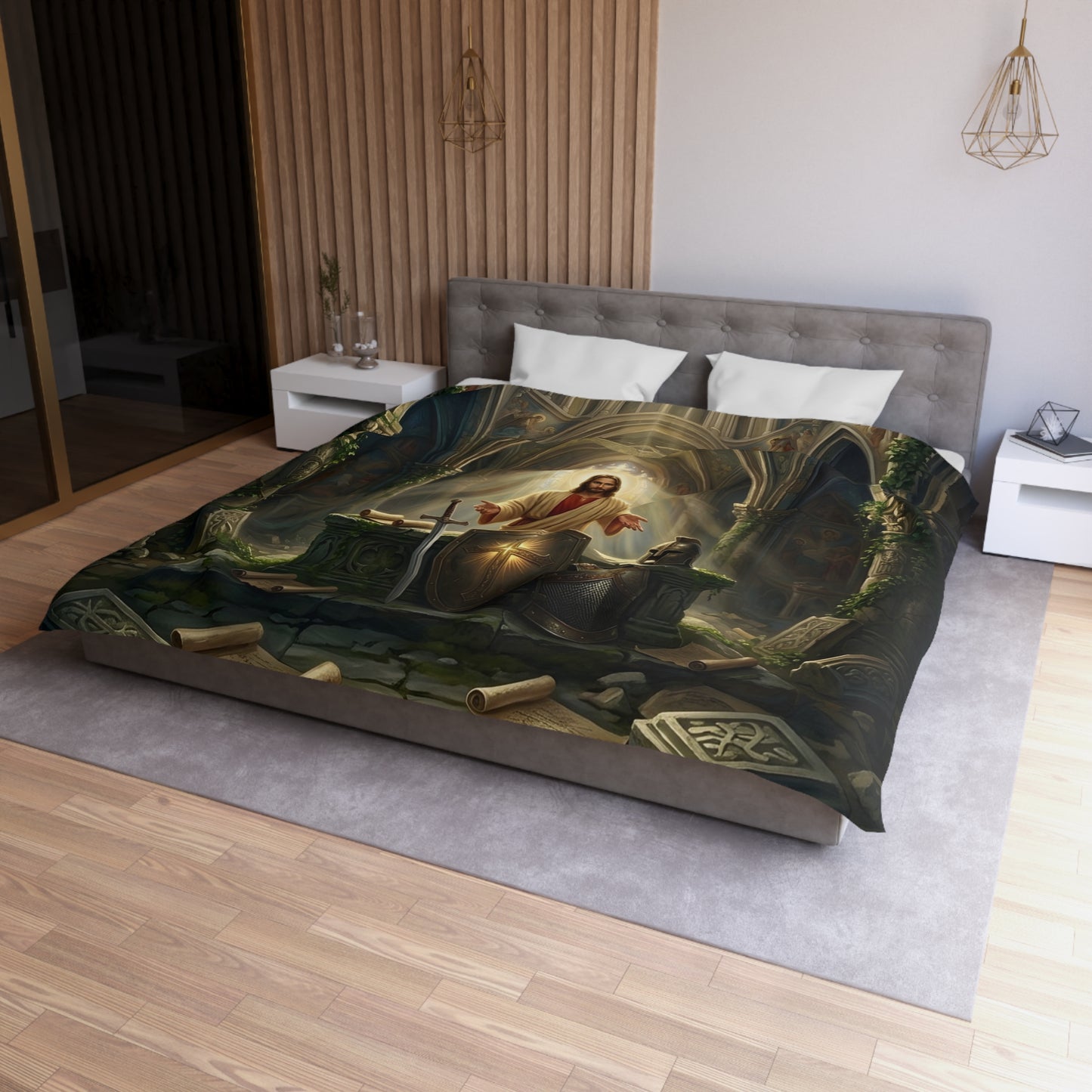 “Stand Firm - The Armor of God” - Duvet Cover