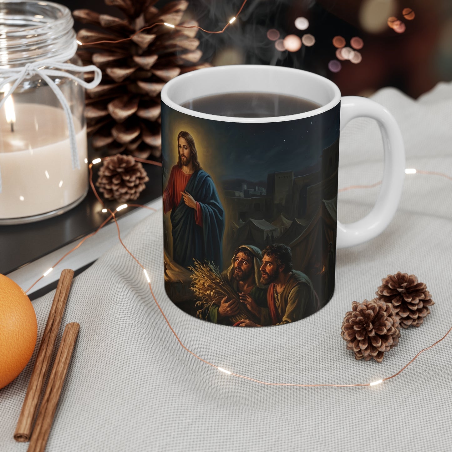 “Scarlet Cord - Rahab and the Spies” - Coffee Mug