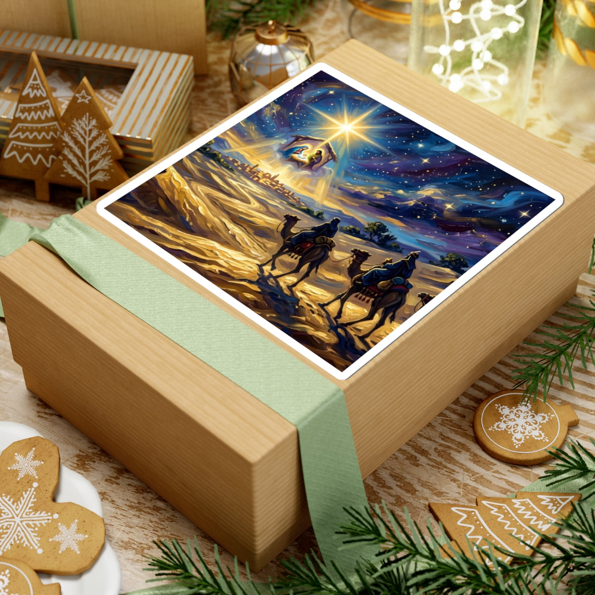 “Journey to Bethlehem - Wise Men Follow the Star” - Sticker