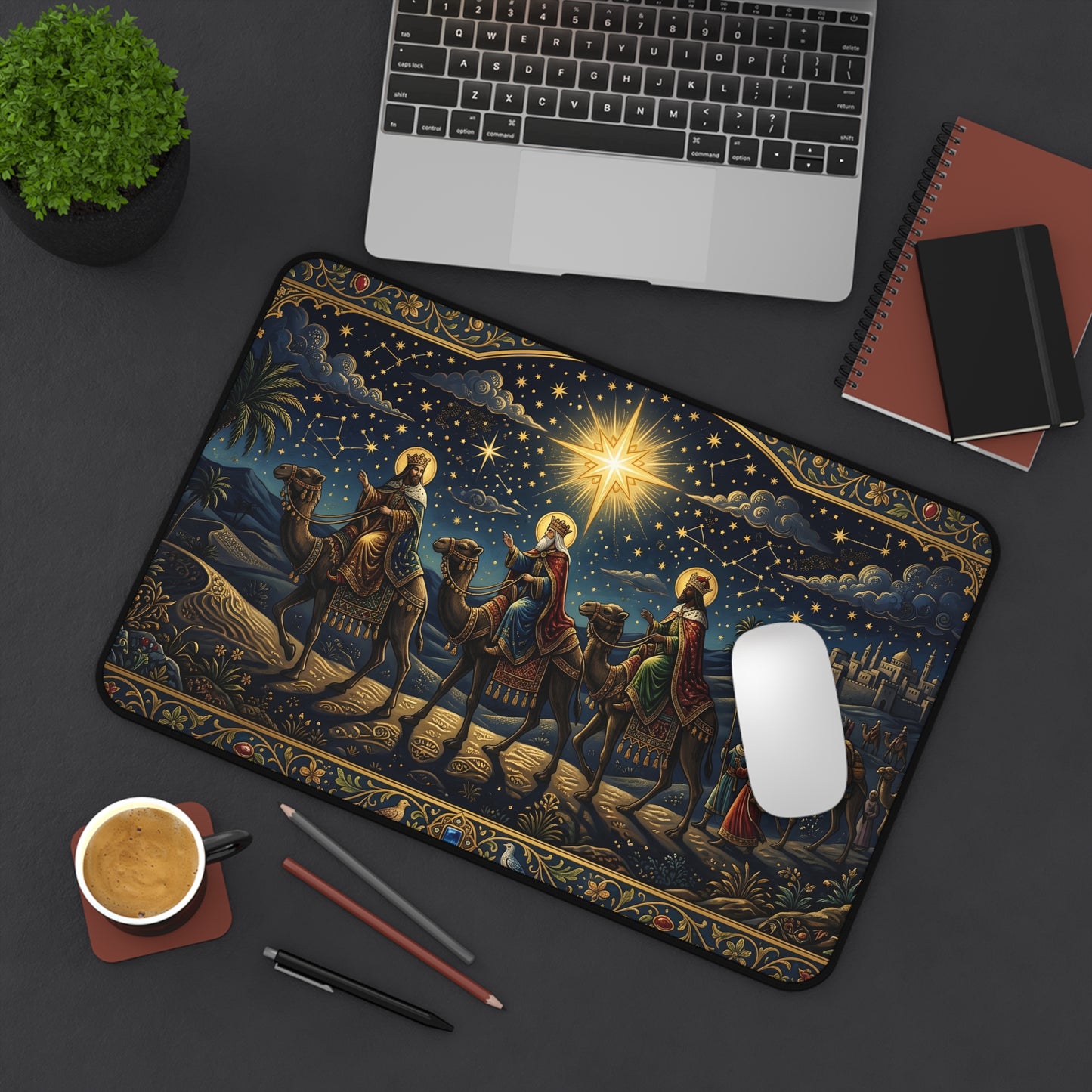 “Star of Wonder - Journey of the Magi” - Desk Mat