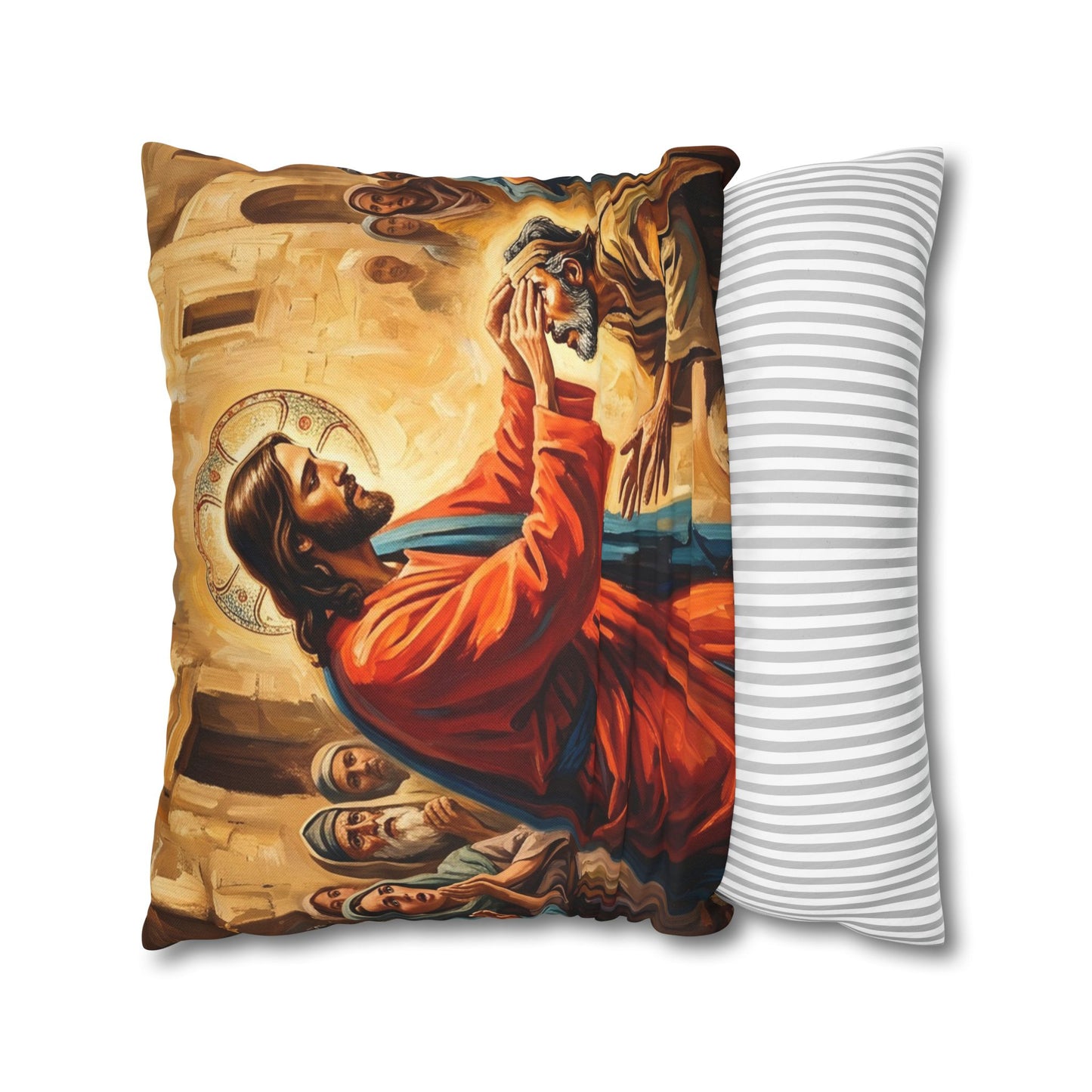 “He Opened My Eyes - Jesus Heals the Blind Man” - Pillowcase