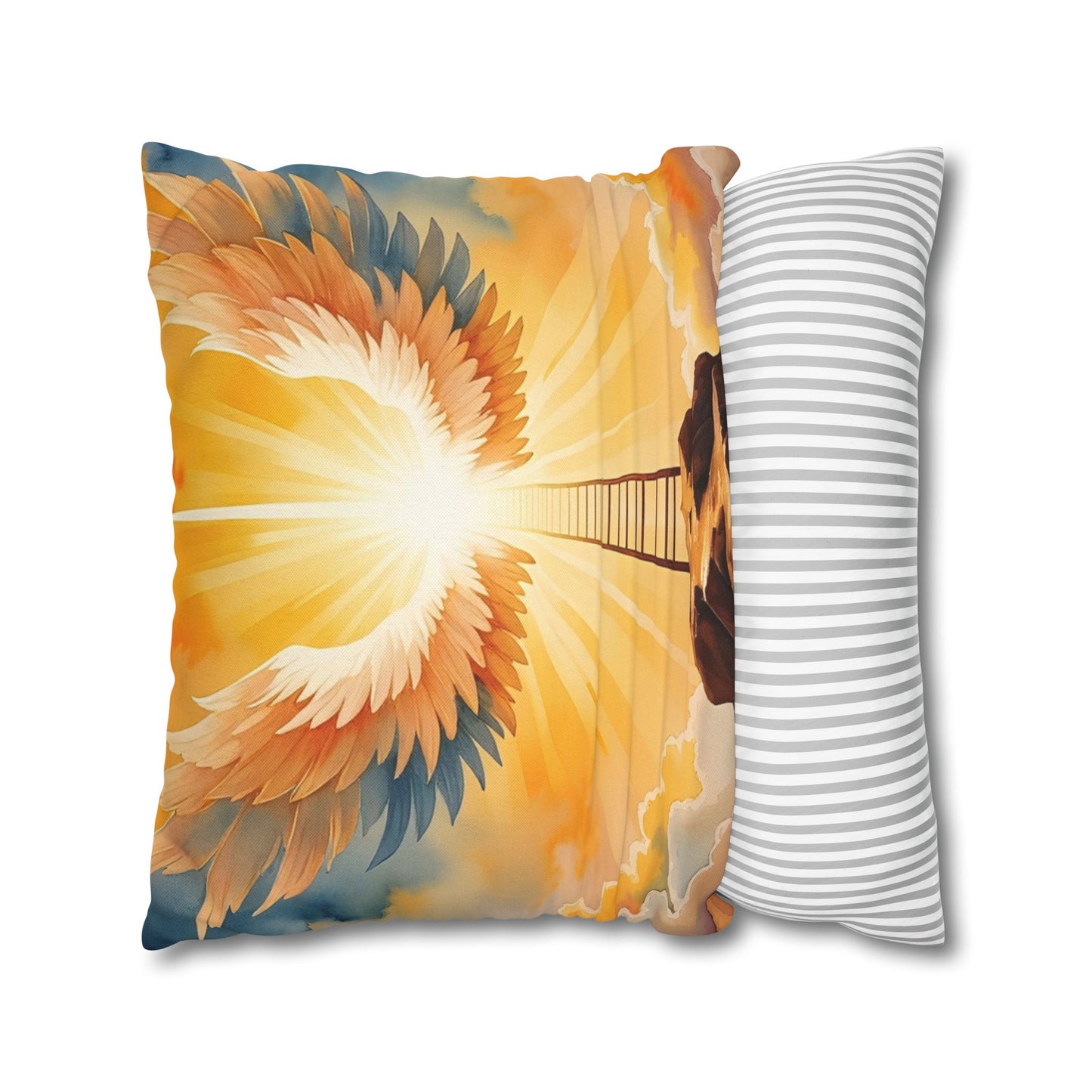 “Jacob's Gate - Angels Ascending and Descending” - Pillowcase