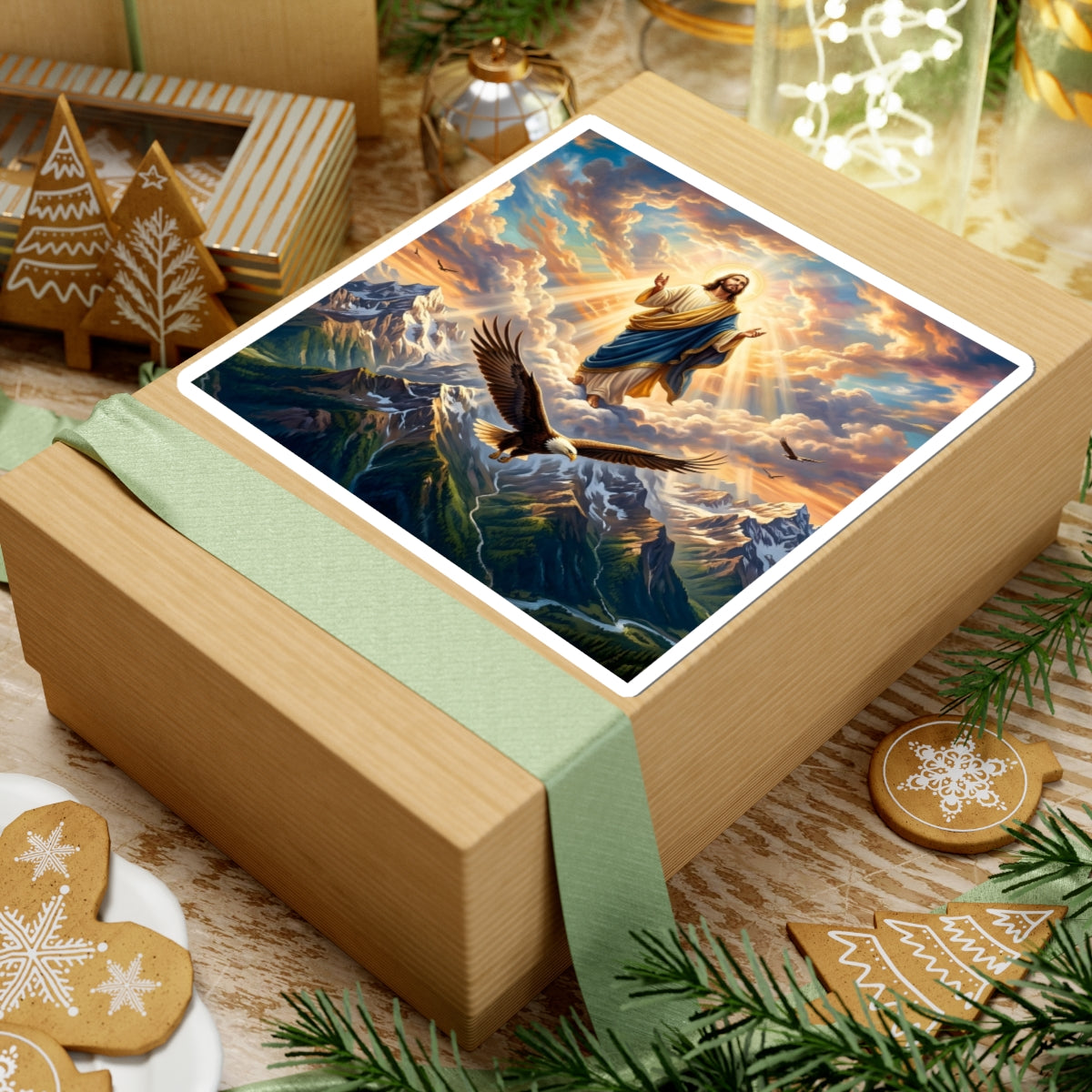 “Soaring Like Eagles - Hope in the Lord Over Mountains” - Sticker
