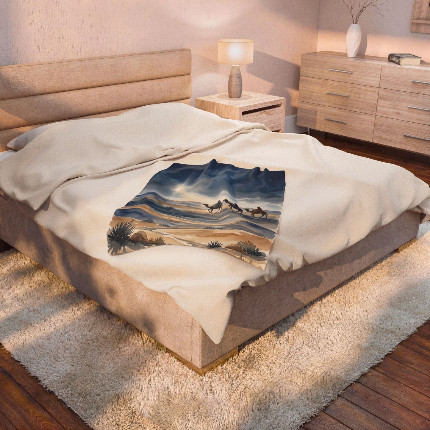 “Star of Wonder - Journey of the Magi” - Plush Blanket