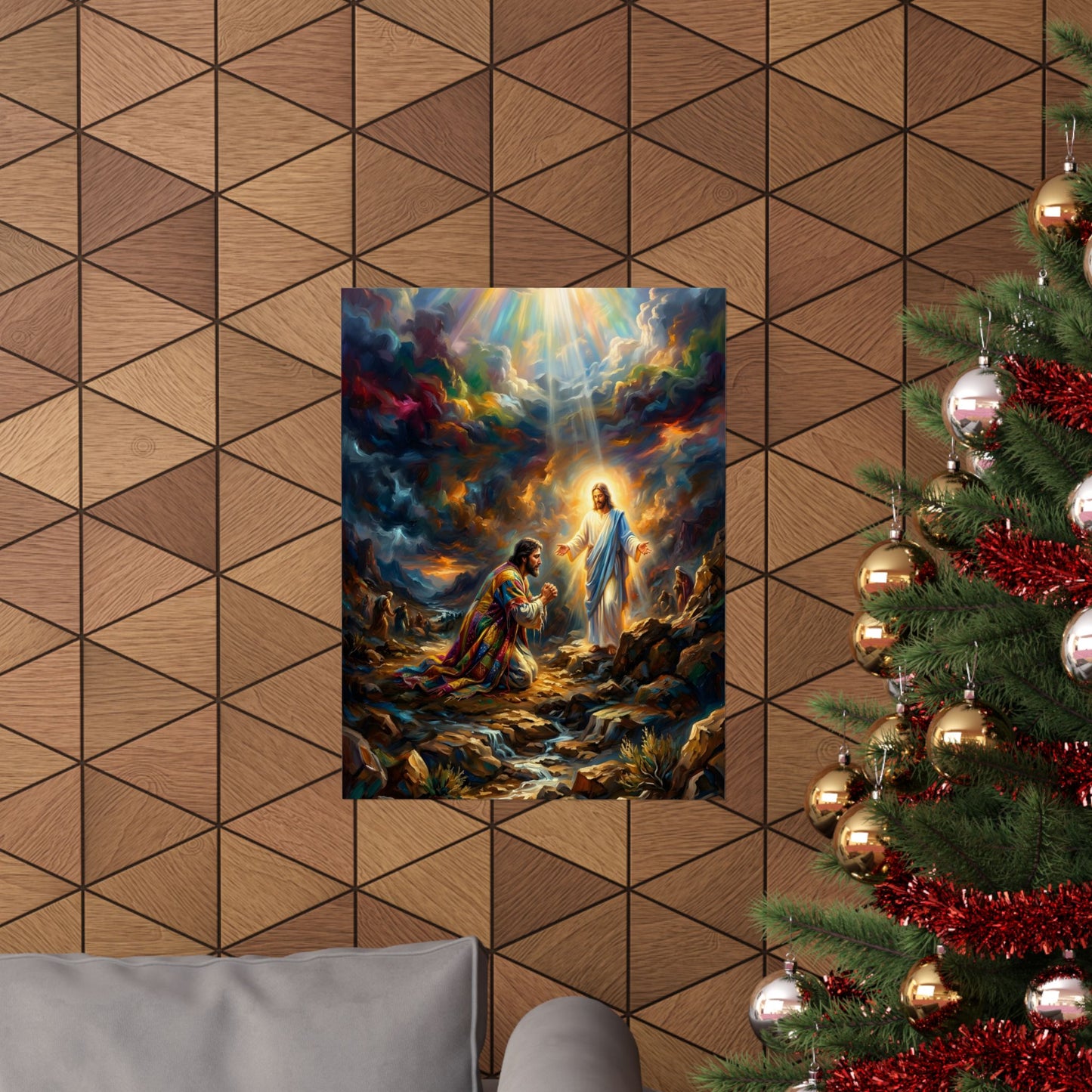“Coat of Many Colors - Joseph's Enduring Faith” - Poster