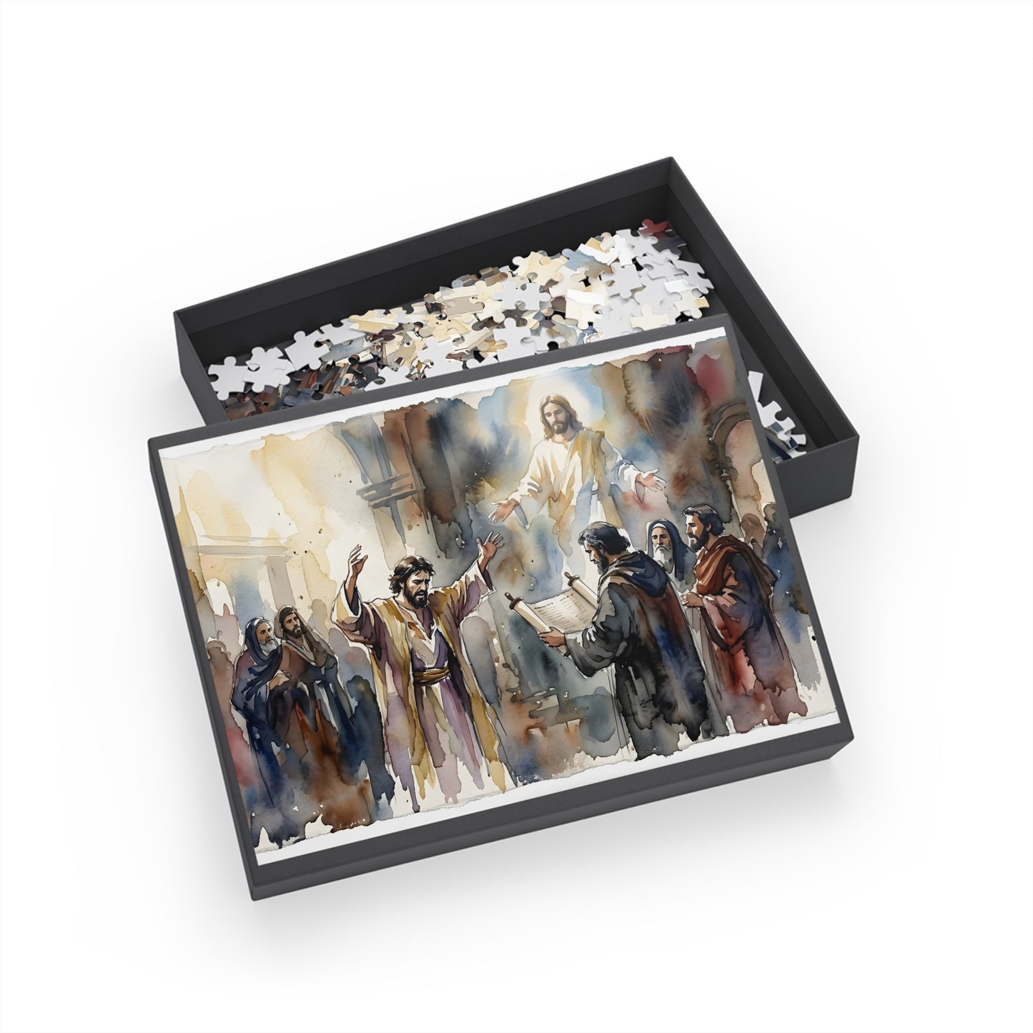 “Hearts Unveiled - Josiah's Repentance” - Jigsaw Puzzle