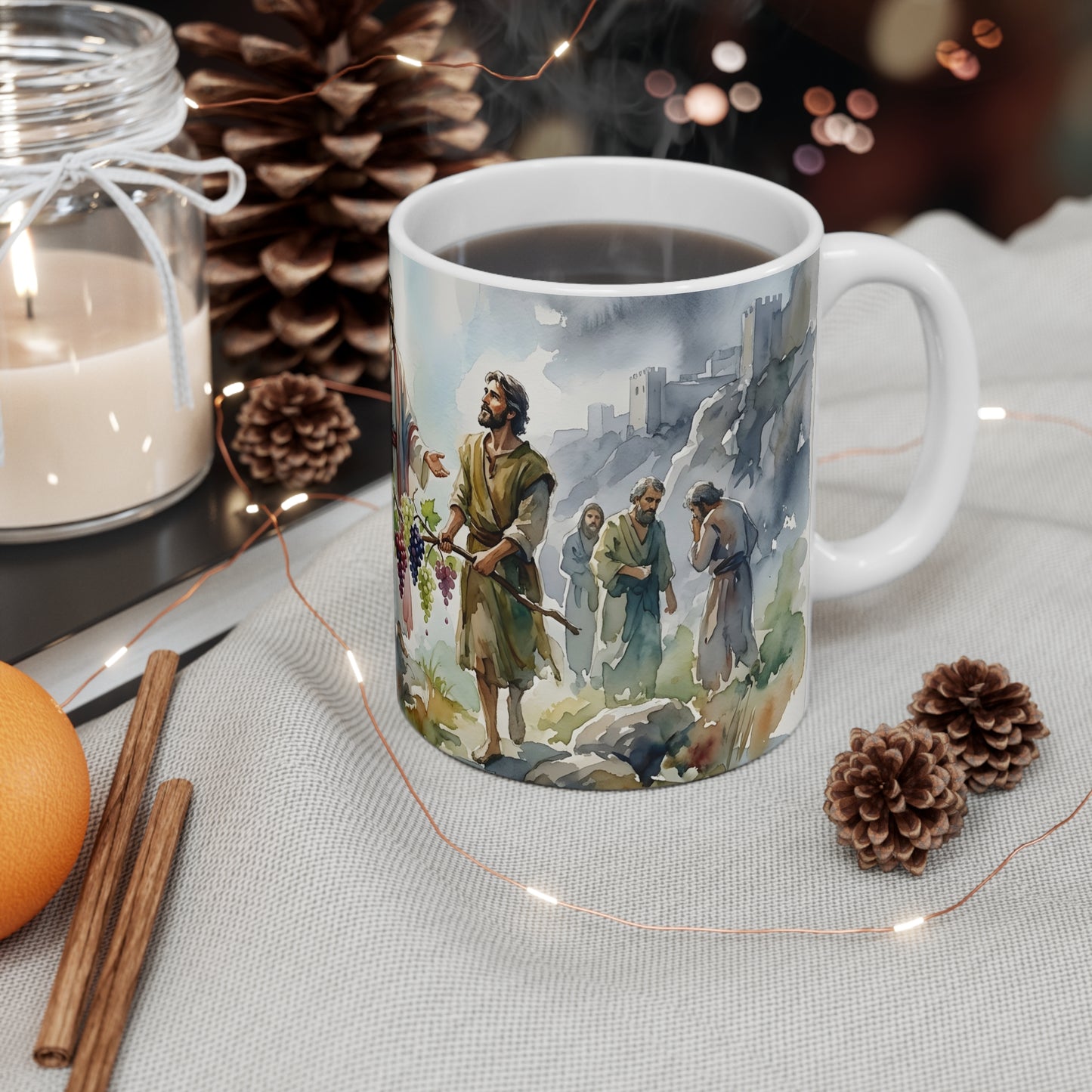 “Promised Land - The Spies Return from Canaan” - Coffee Mug