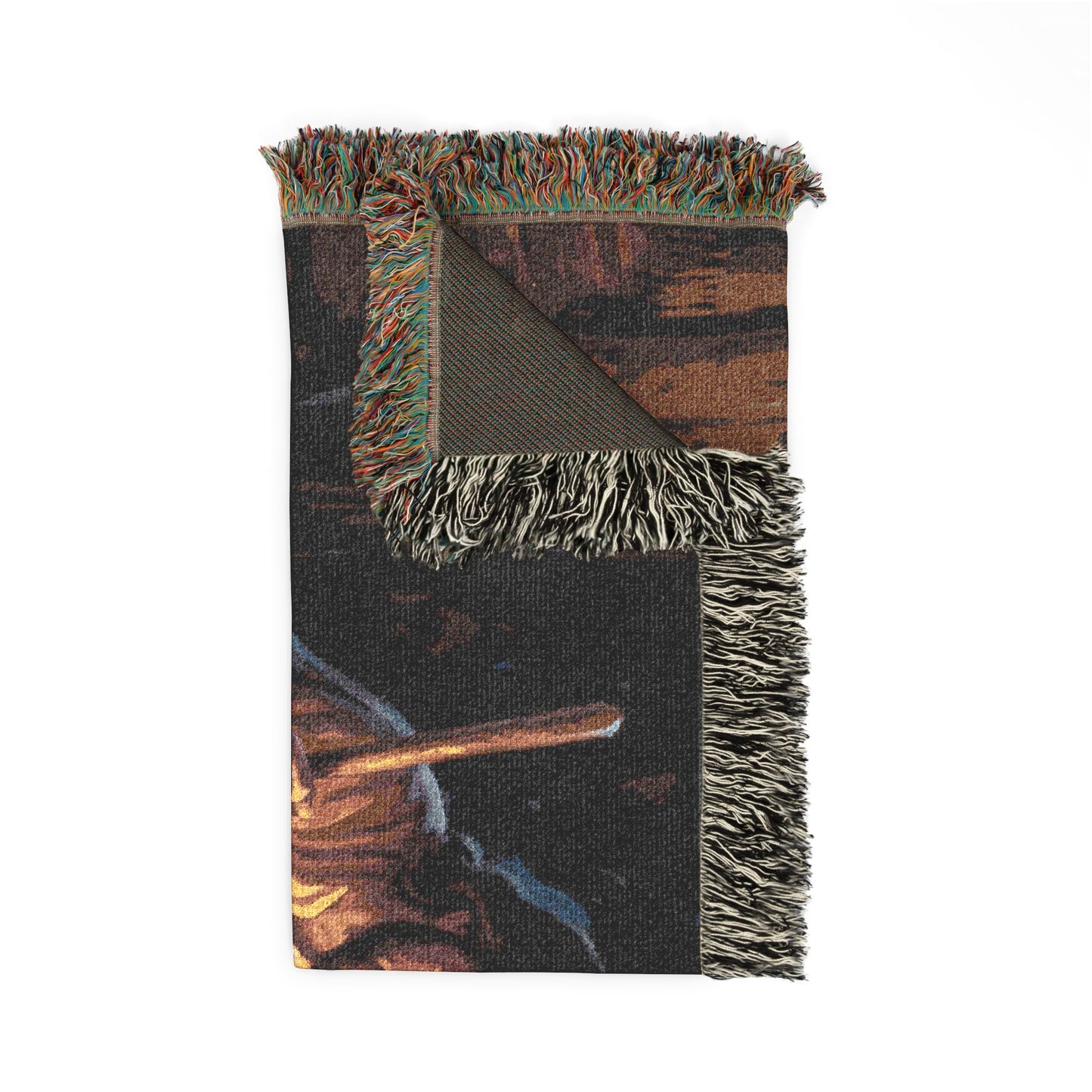 “Lost and Found - The Sweeping Woman of Luke 15” - Woven Blanket