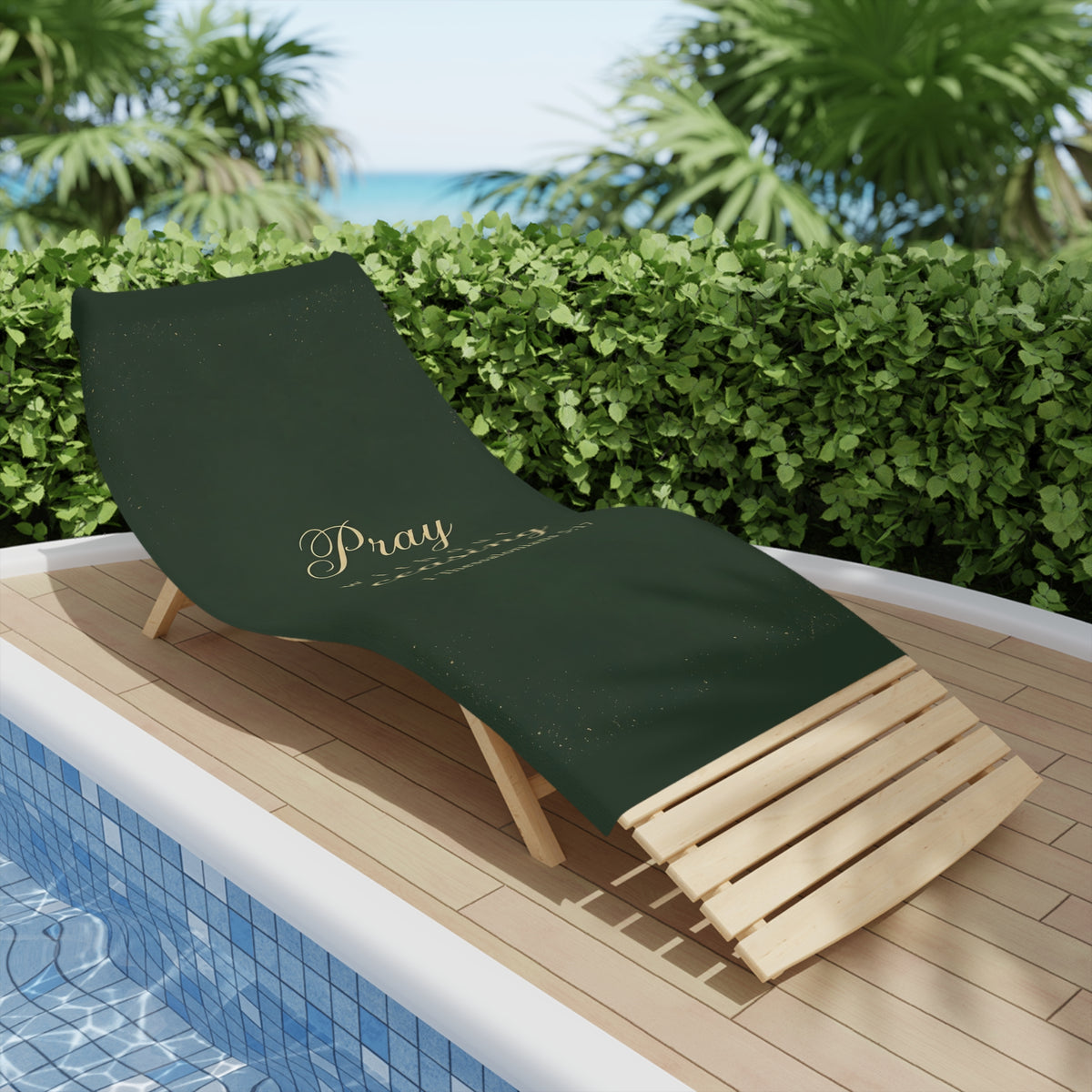 Pray Without Ceasing - 1 Thessalonians 5:17 - Beach Towel