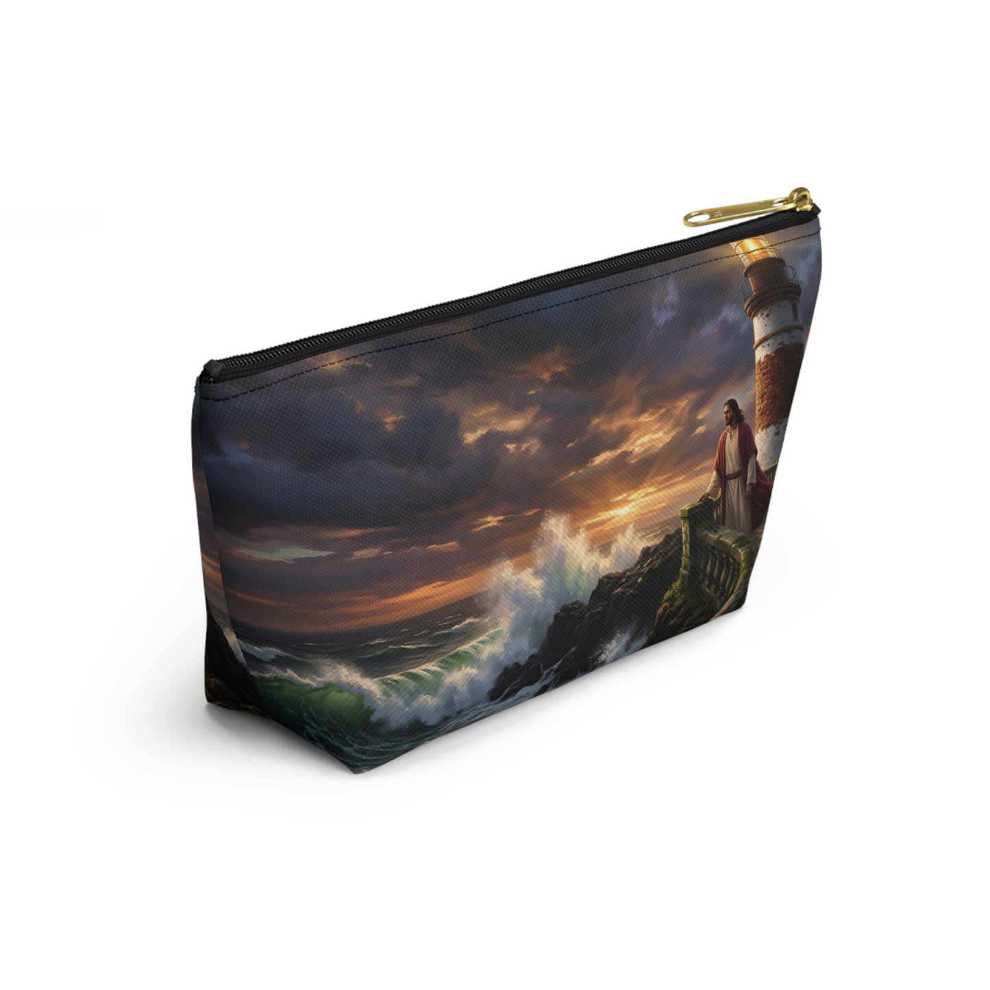 “Steadfast Hope - Lighthouse in the Storm” - Accessory Pouch