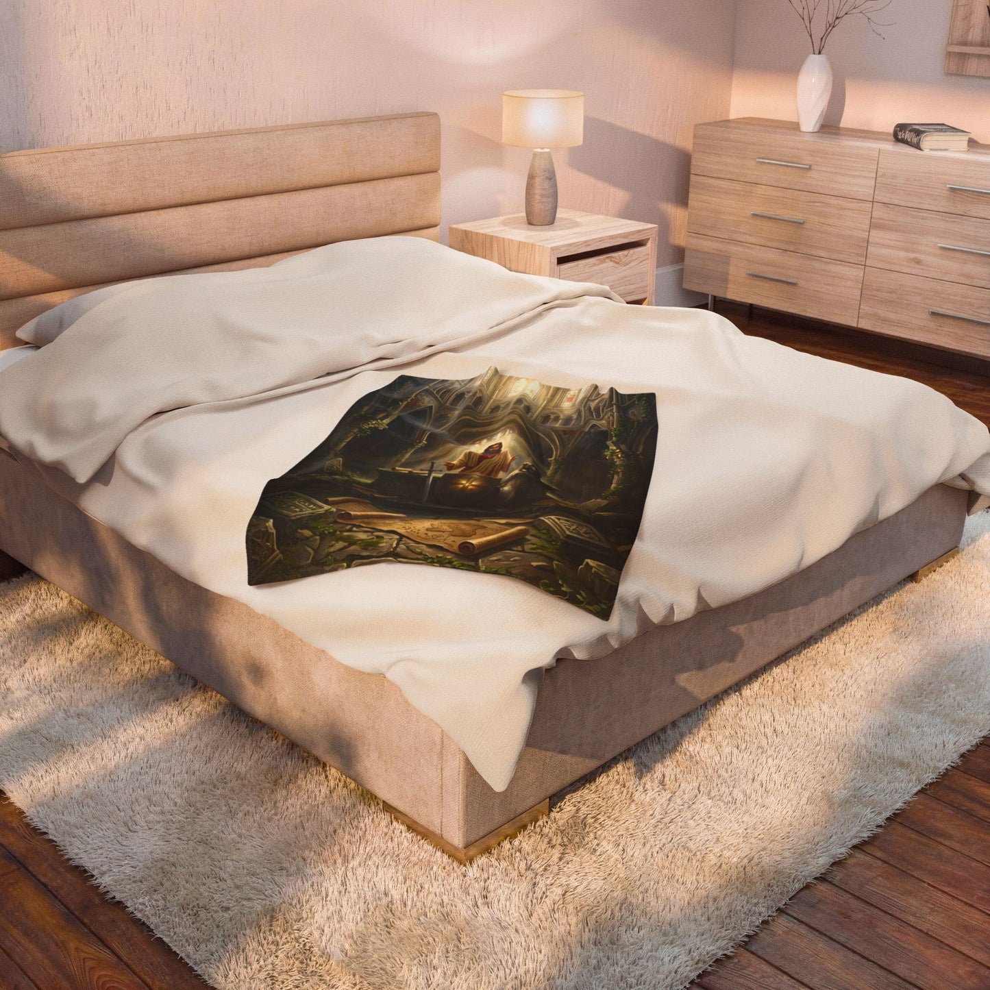 “Stand Firm - The Armor of God” - Plush Blanket