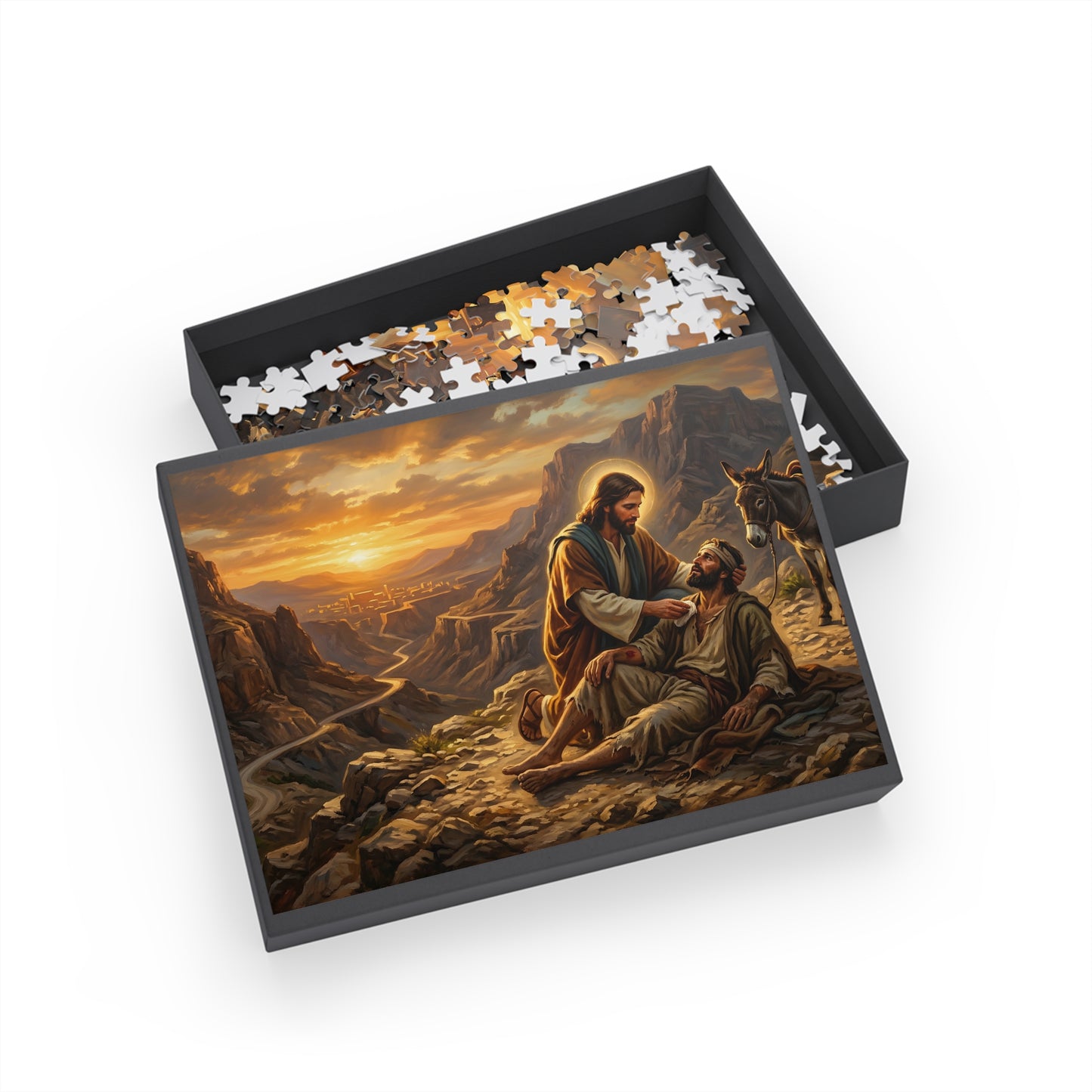 “The Good Samaritan - Compassion on the Jericho Road” - Jigsaw Puzzle