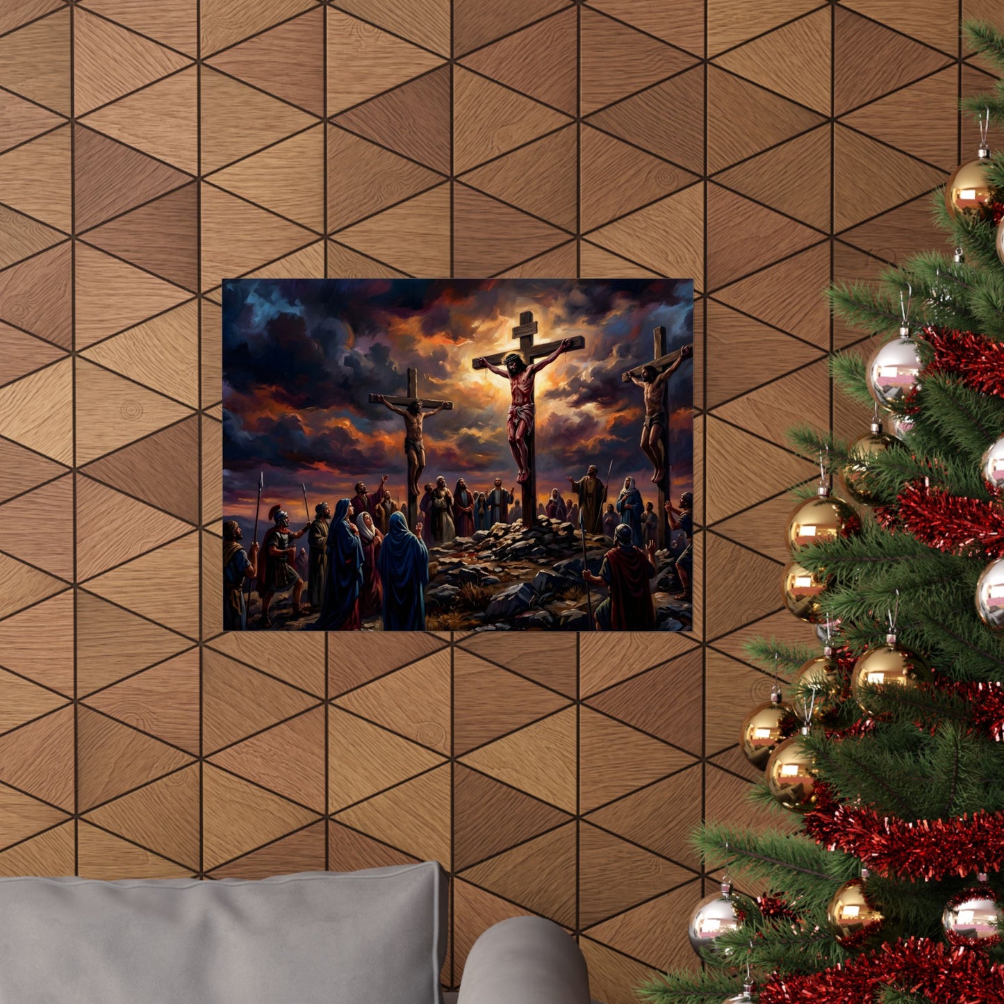 “It Is Finished - The Crucifixion at Calvary” - Poster