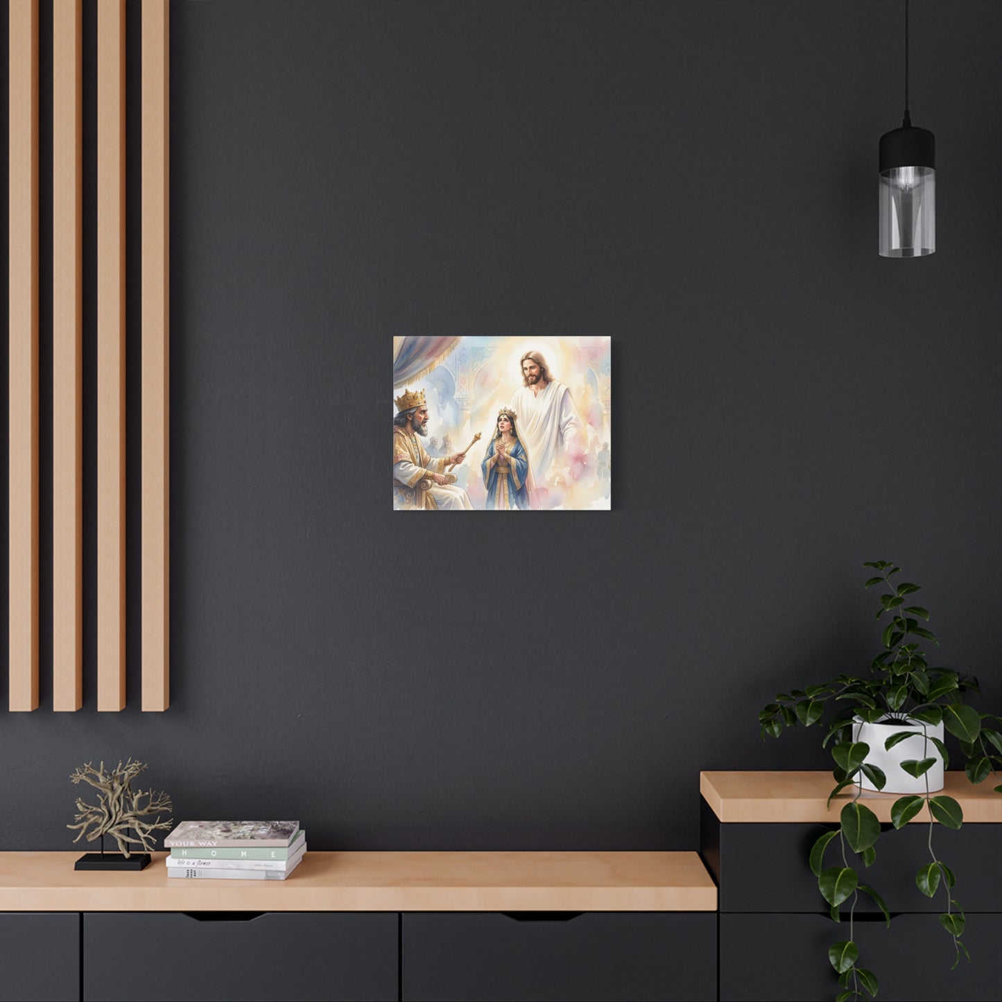 “For Such a Time - Esther Before Ahasuerus” - Canvas Art