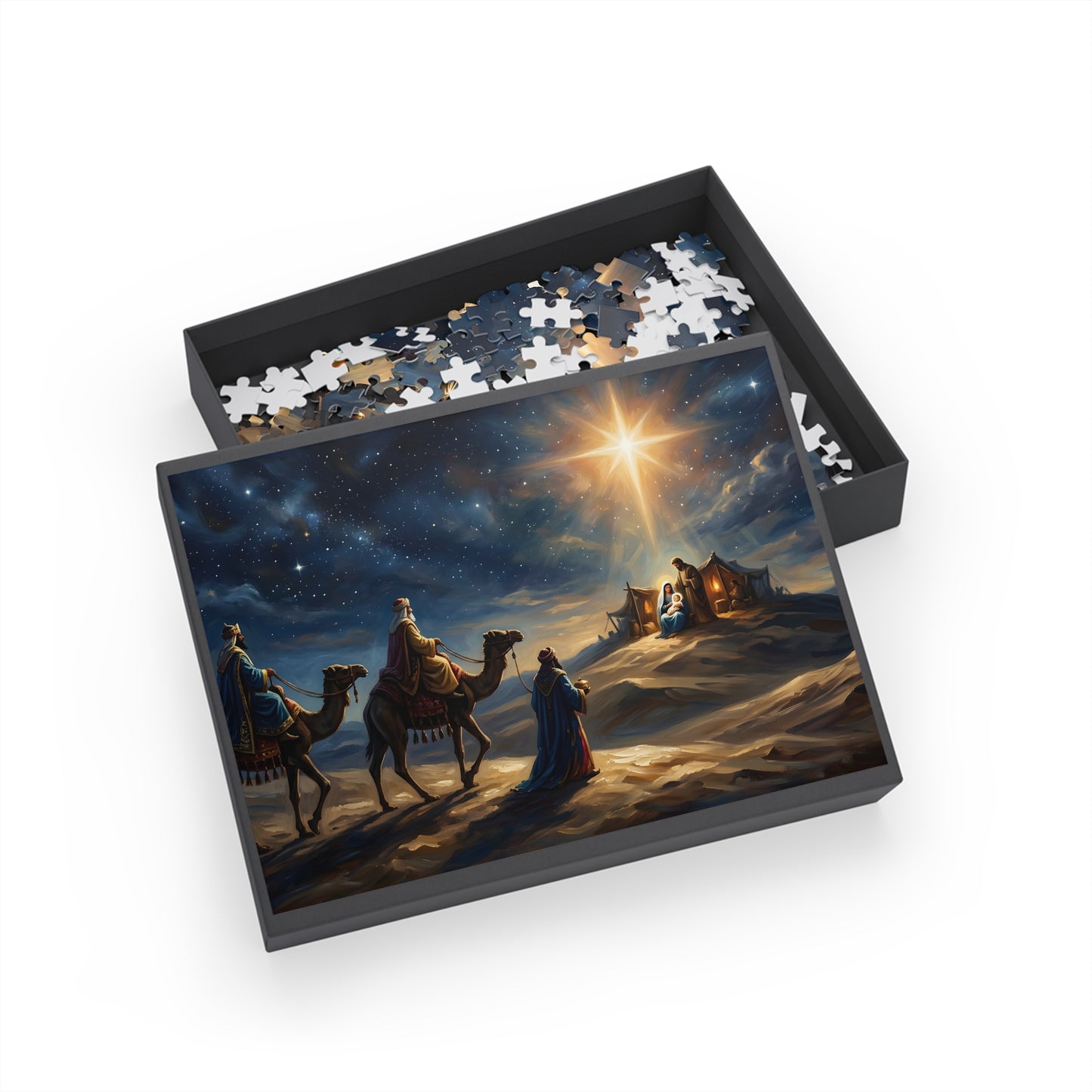 “Journey to the King - Wise Men Seek the Christ Child” - Jigsaw Puzzle