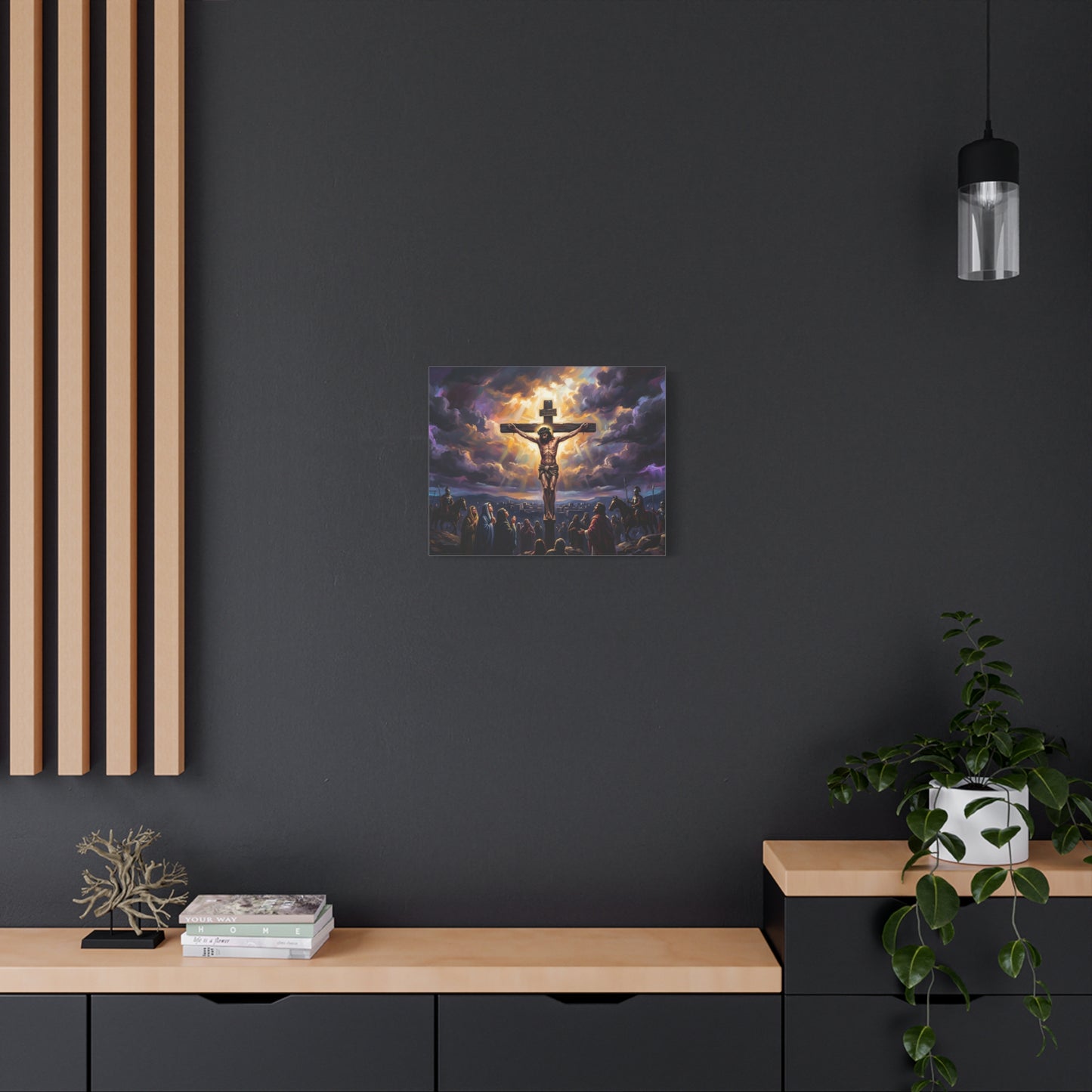 “It Is Finished - The Crucifixion at Calvary” - Canvas Art