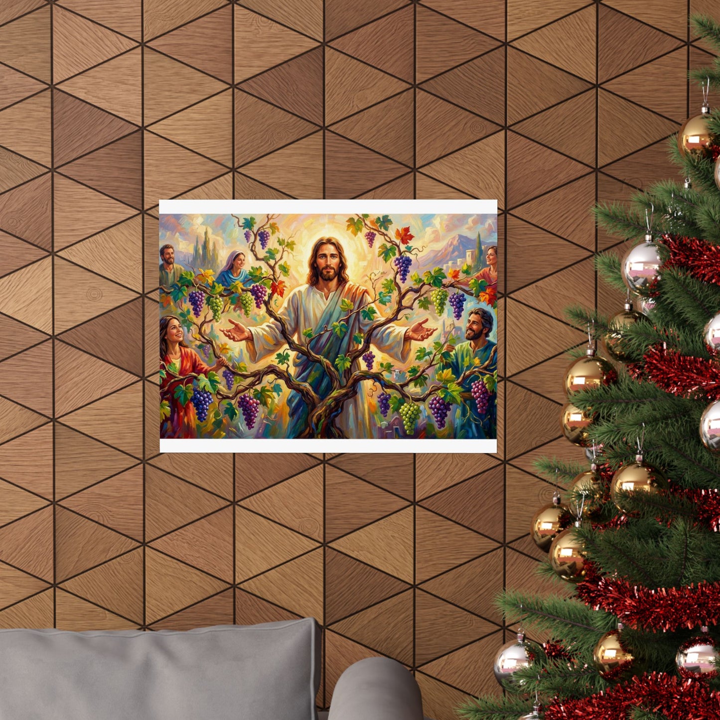 “I Am the True Vine - Abide in My Love” - Poster