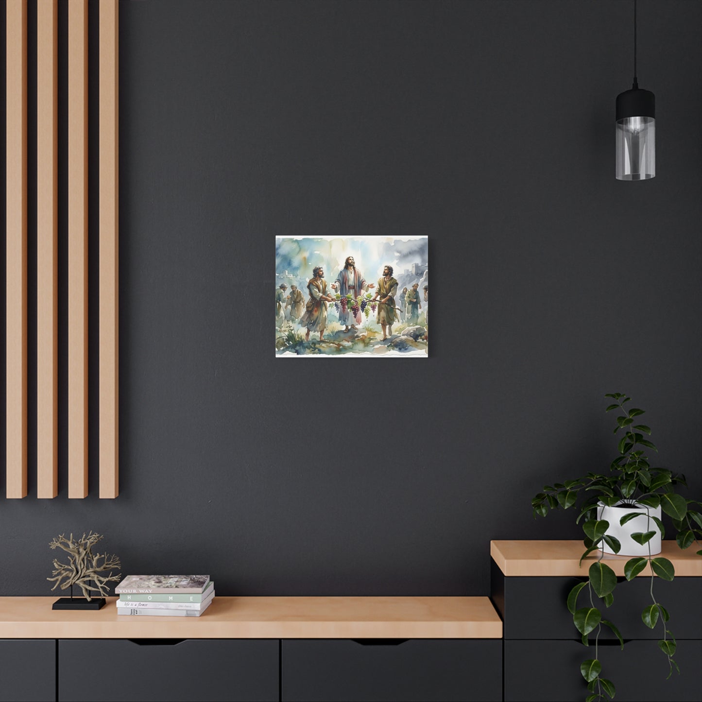 “Promised Land - The Spies Return from Canaan” - Canvas Art
