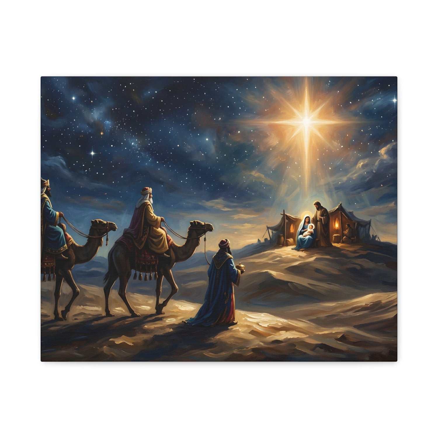 Journey to the King - Wise Men Seek the Christ Child - Canvas Art
