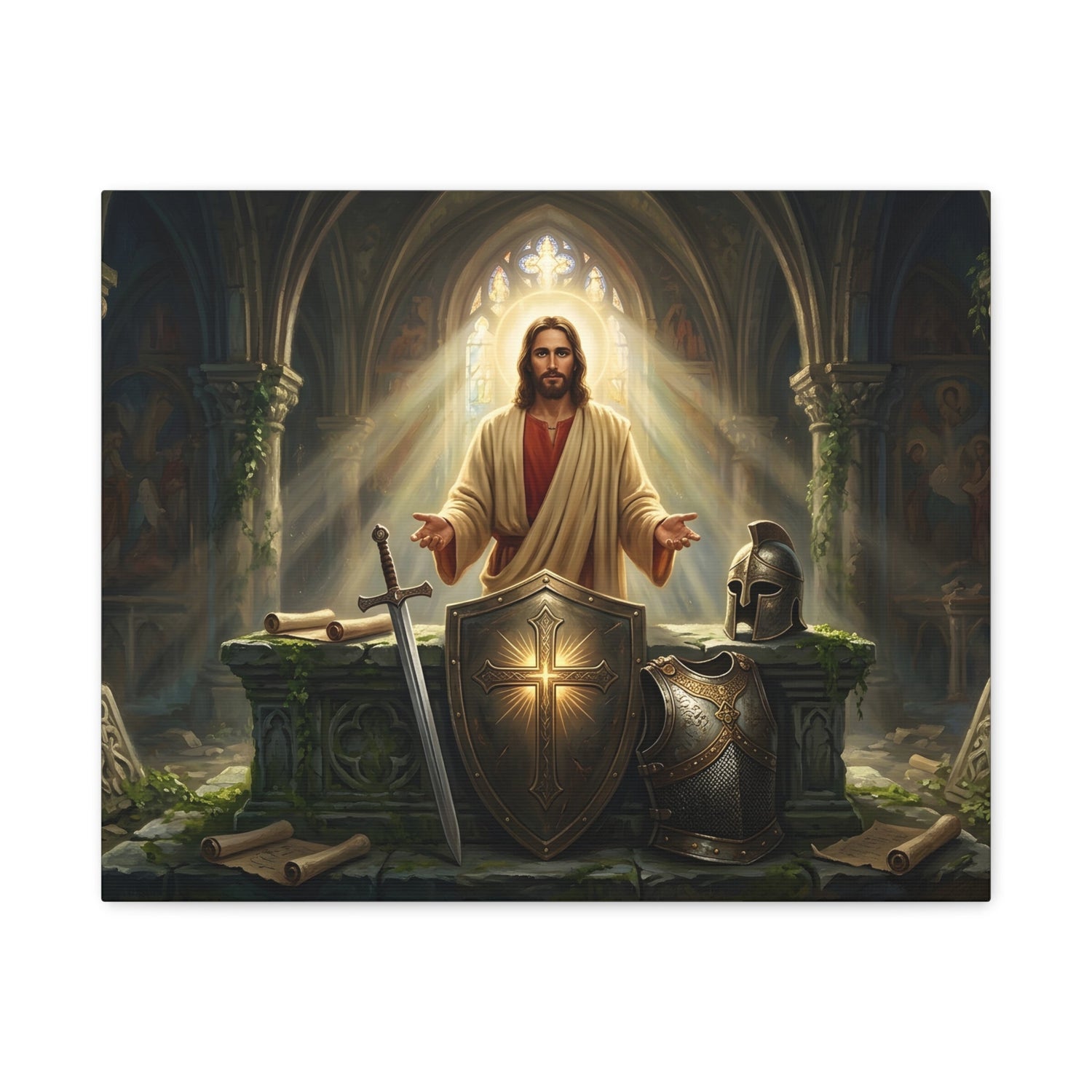Stand Firm - The Armor of God - Canvas Art