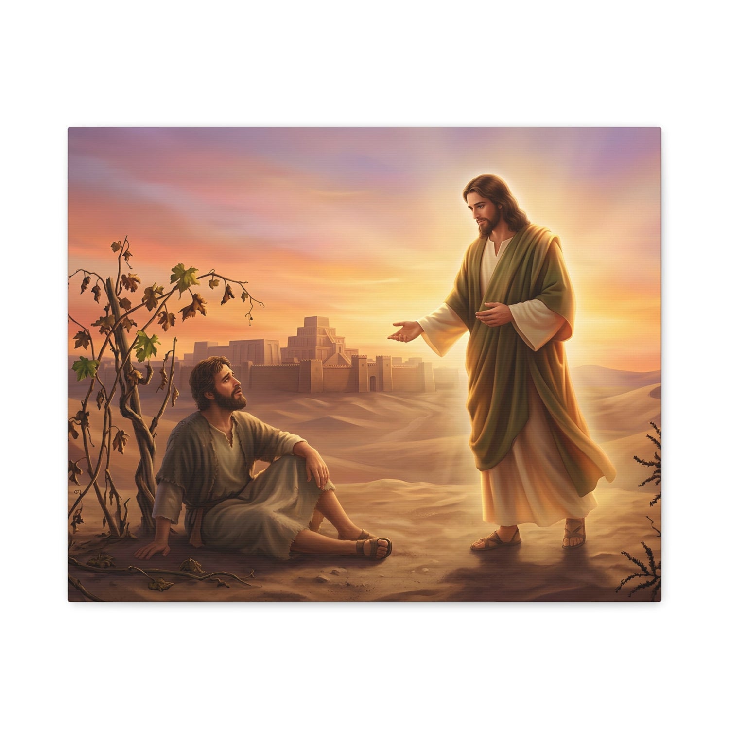 Withered Vine - Jonah's Lesson in Mercy - Canvas Art