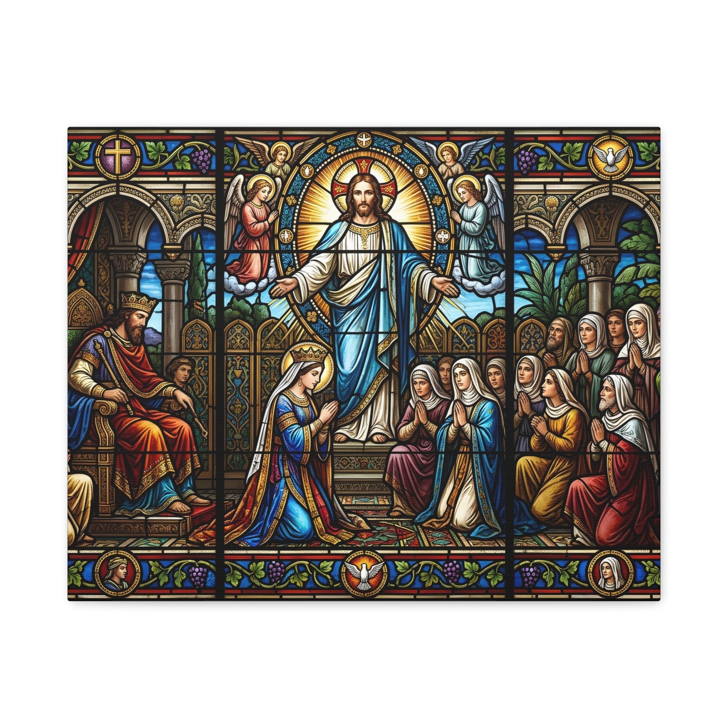 For Such a Time As This - Esther Before King Ahasuerus - Canvas Art