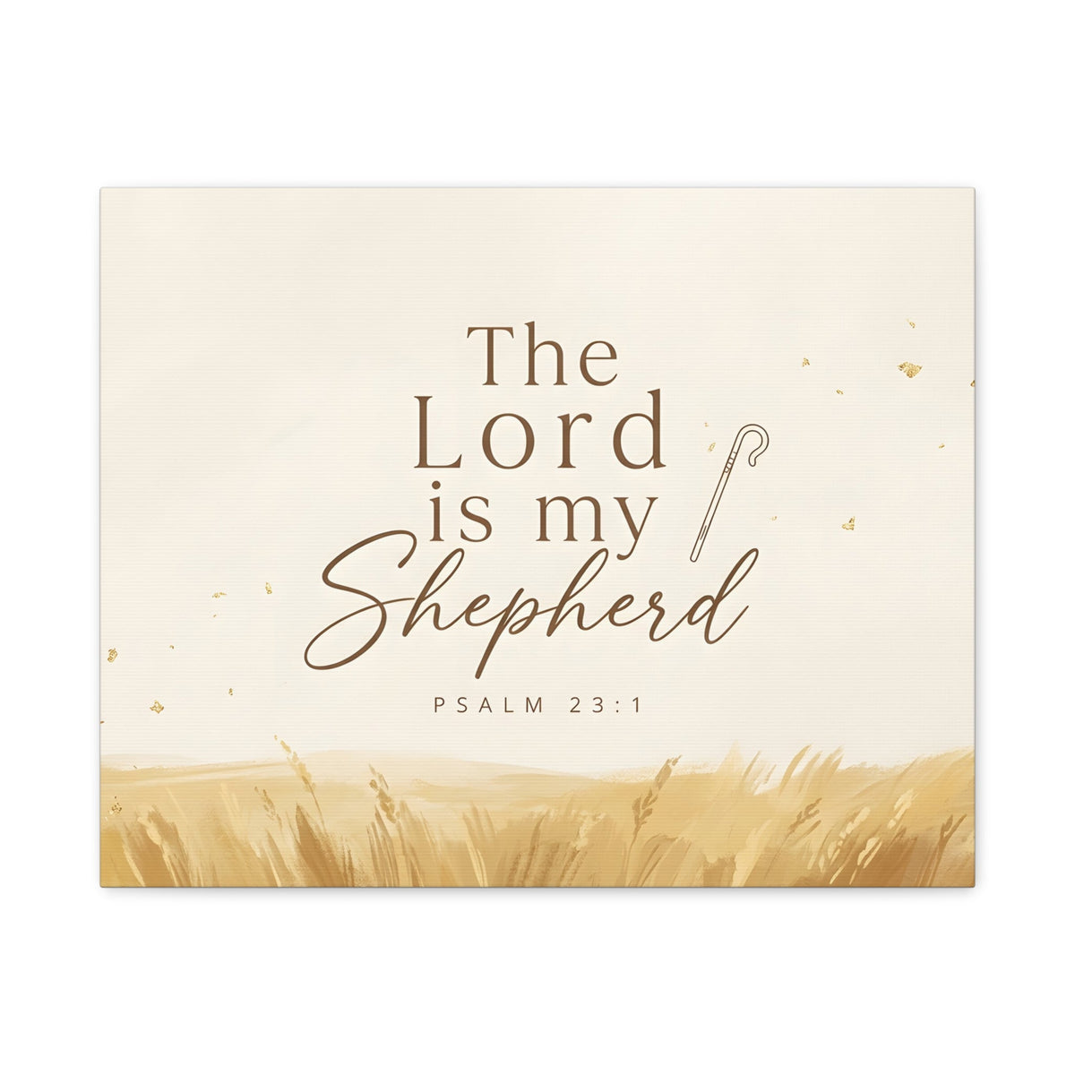 The Lord is my Shepherd - Psalm 23:1 - Canvas Art