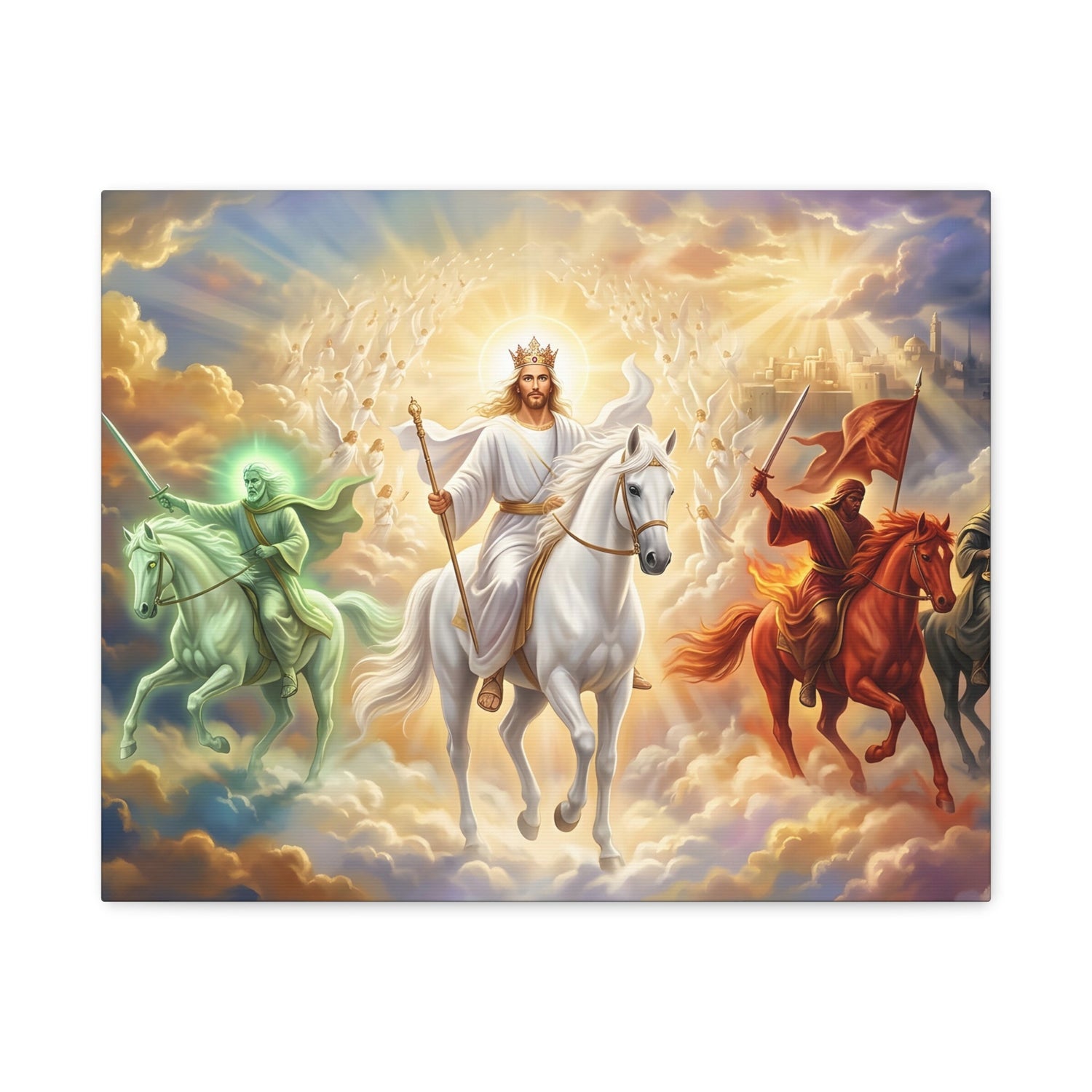 Behold, A Pale Horse - The Four Horsemen - Canvas Art
