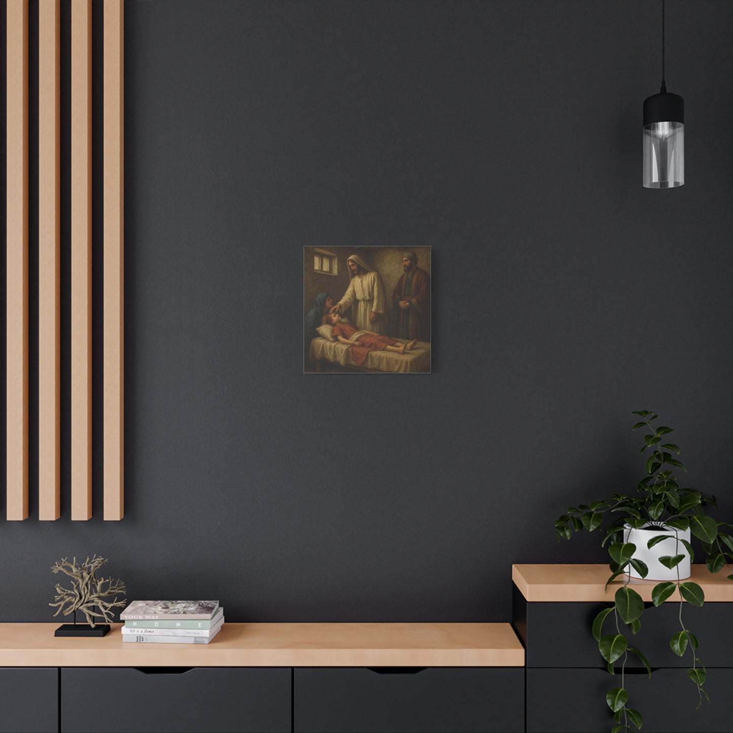 “The Healing Word – Jesus Restores the Nobleman’s Son” - Canvas Art