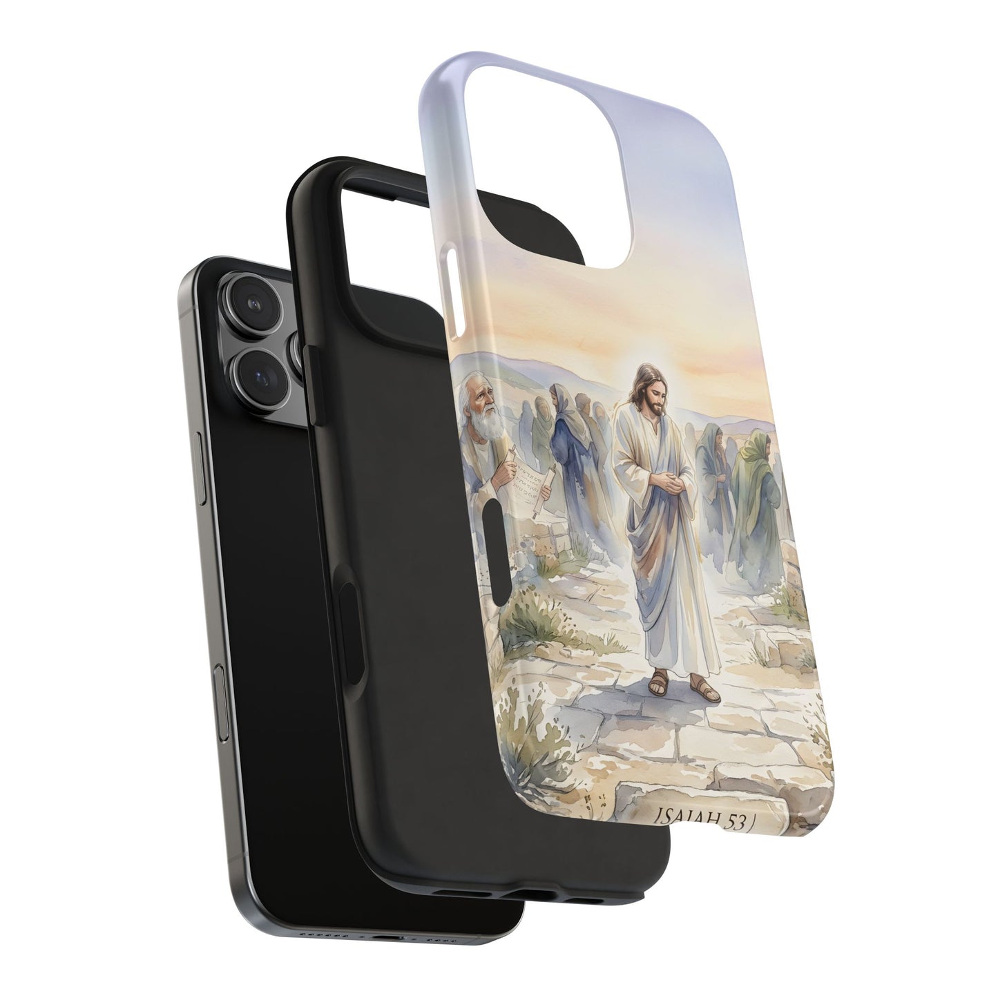 Isaiah prophesying the suffering servant - Phone Case