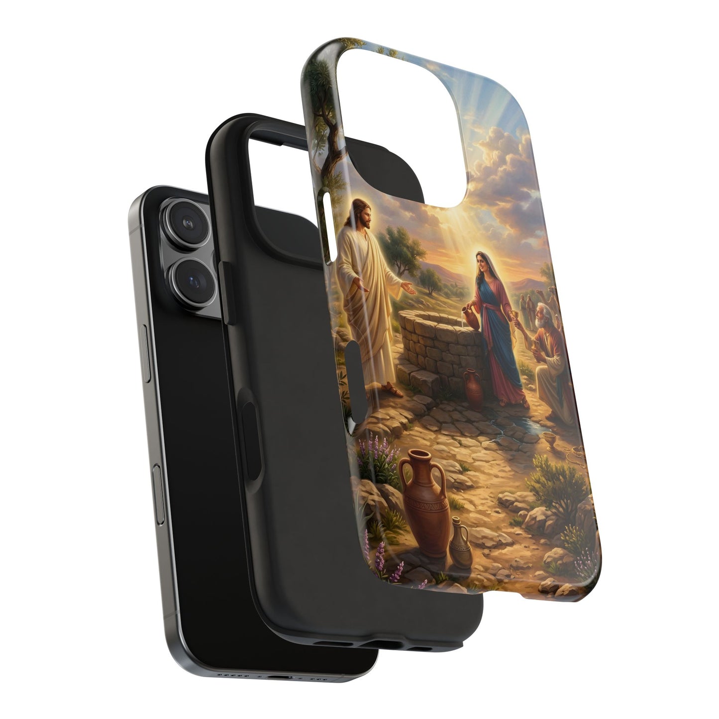 “Providence Unveiled - Rebekah at the Well” - Phone Case